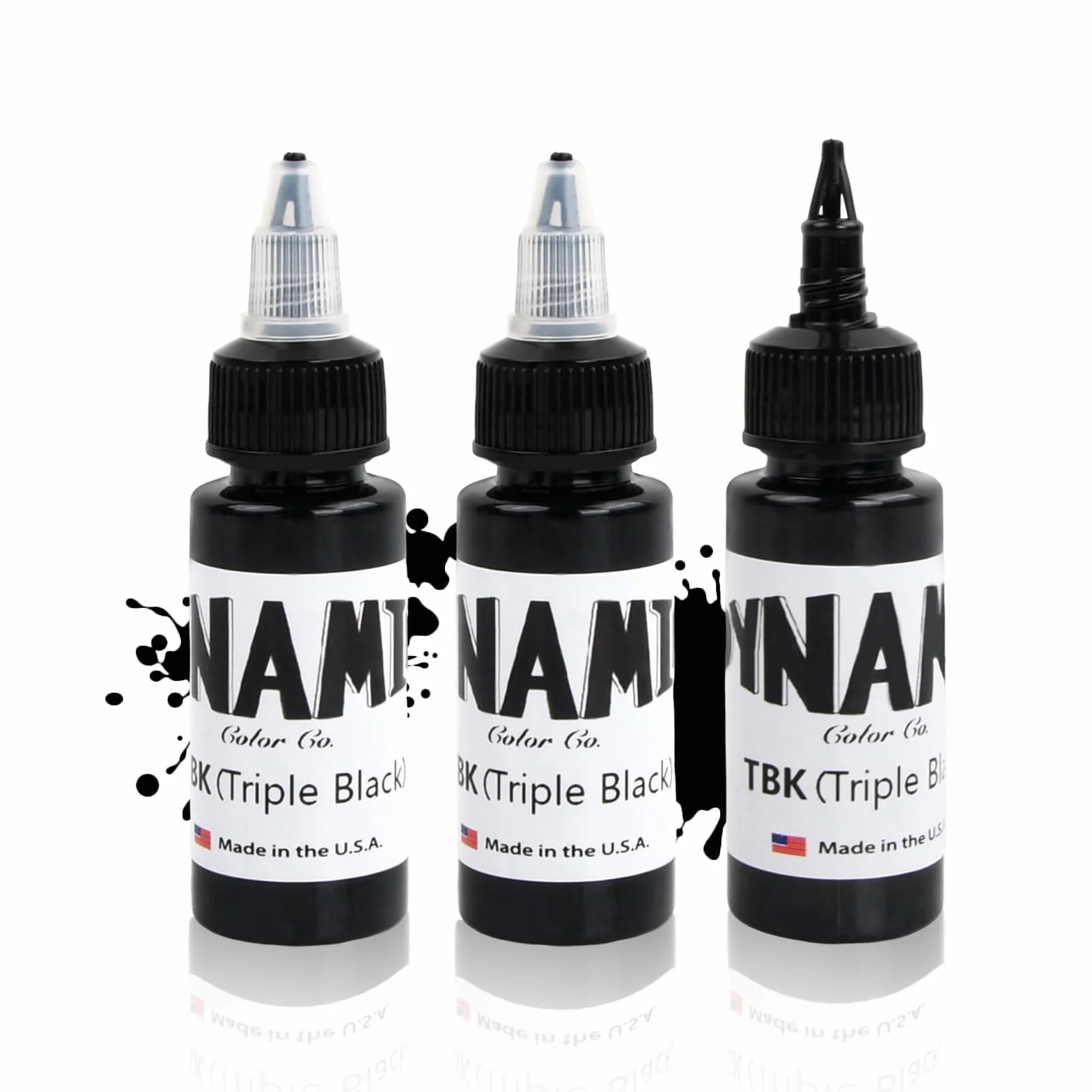 Czarny tusz do tatuażu 1 uncja 30 ml pigment trwały