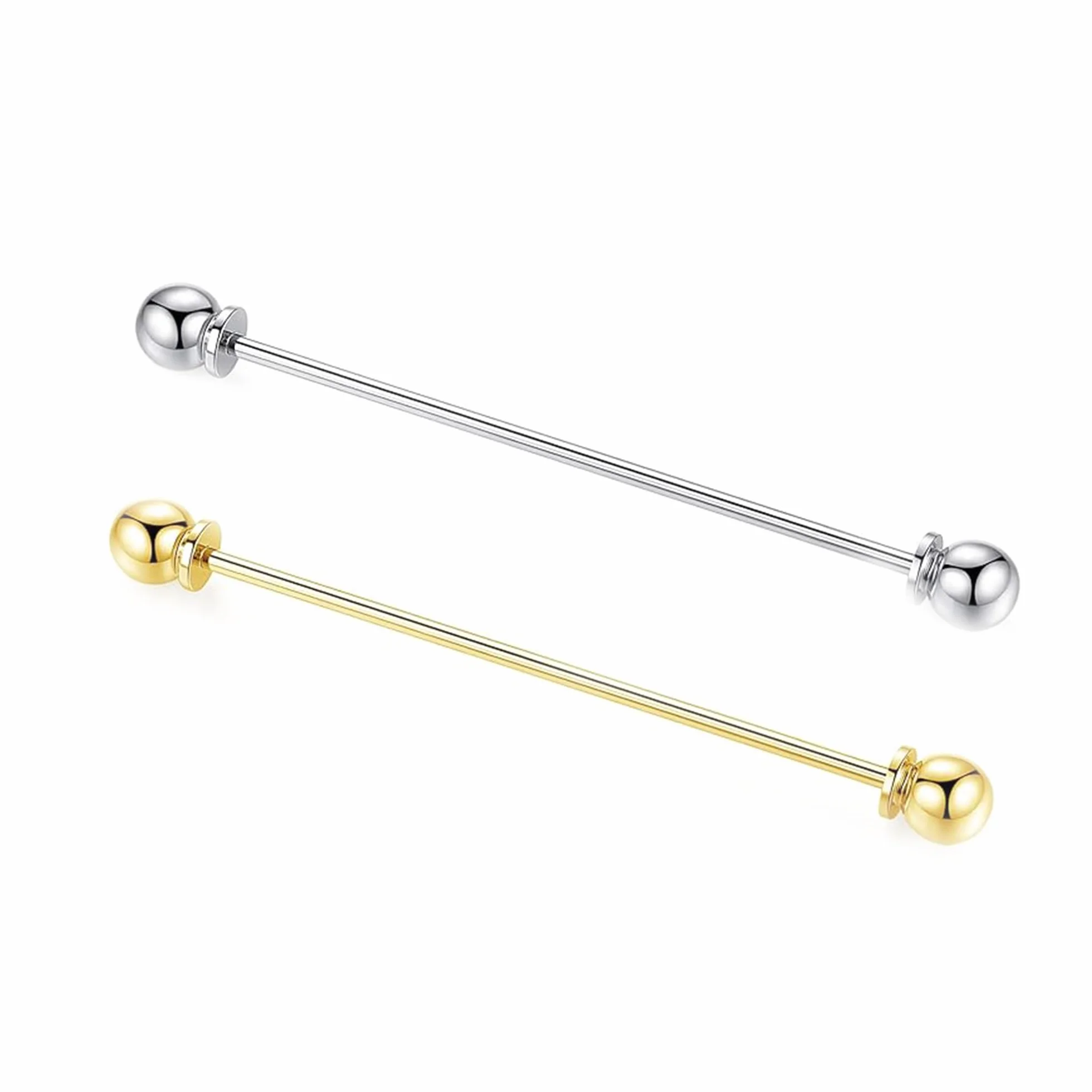 Spinka do krawata metalowa spinka do krawata srebrna męska kołnierz Pin Hezhou krawat klips pasek łańcuszek koszula kołnierz Pin garnitur broszka revers Pin do koszuli mężczyzn akcesoria kostium