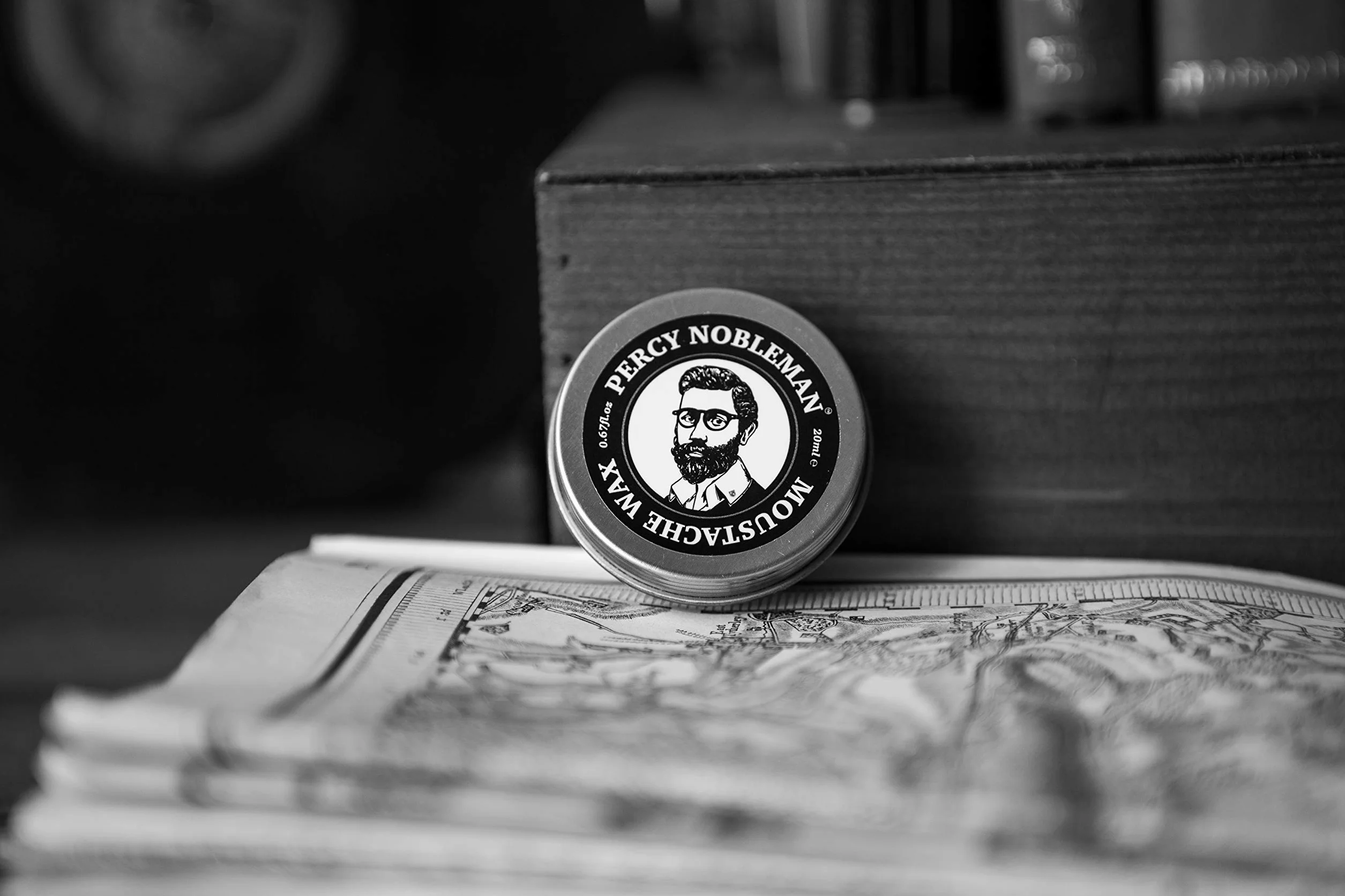 Percy Nobleman Wosk do wąsów, 1 opakowanie (1 x 20 ml)