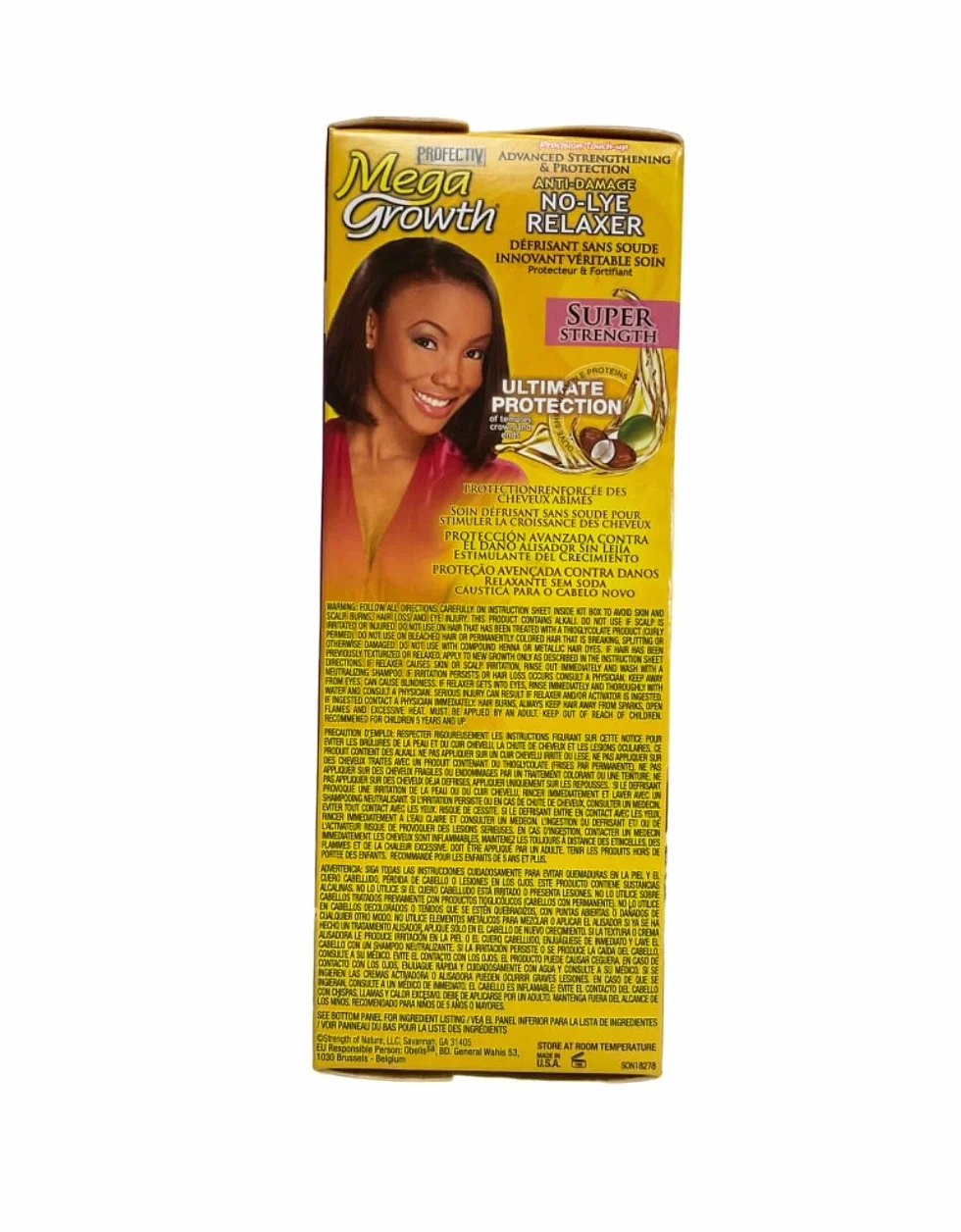 Profectiv Mega Growth No-Lye 1 Touch Up Relaxer Kit Super