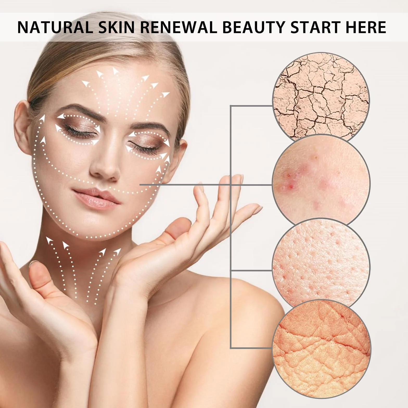Derma Roller 192 prawdziwe igły, derma Roller 1,0 mm Titanium, skalp Derma Roller Roller do porostu brody, profesjonalny wałek do pielęgnacji skóry dla kobiet i mężczyzn