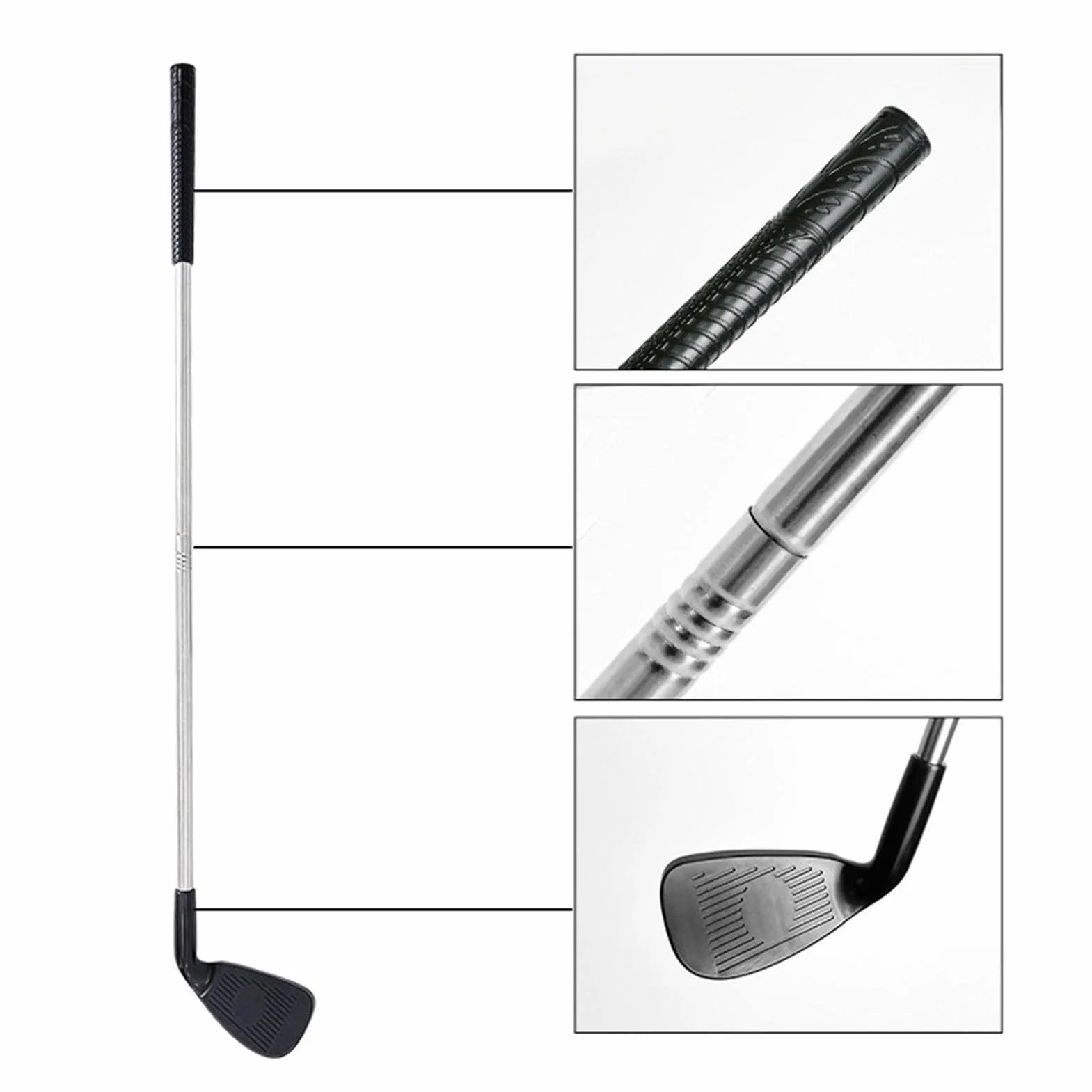 Kije golfowe dla dzieci, kije golfowe, kije golfowe, kije golfowe, do użytku wewnątrz i na zewnątrz, dla dzieci i dorosłych, kije golfowe, kije golfowe do każdego postawienia zielonej maty