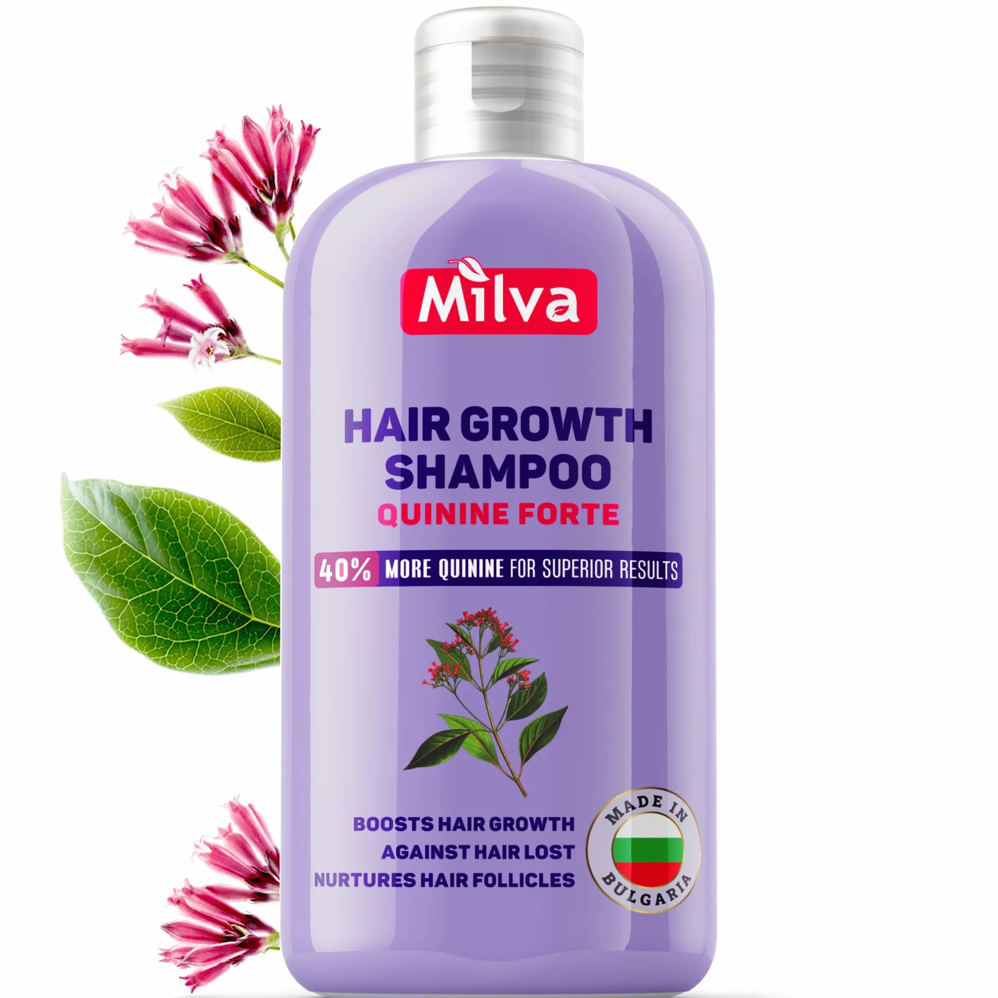 Milva Szampon chininowy na porost włosów 200 ml stymuluje wzrost zdrowych mocnych włosów