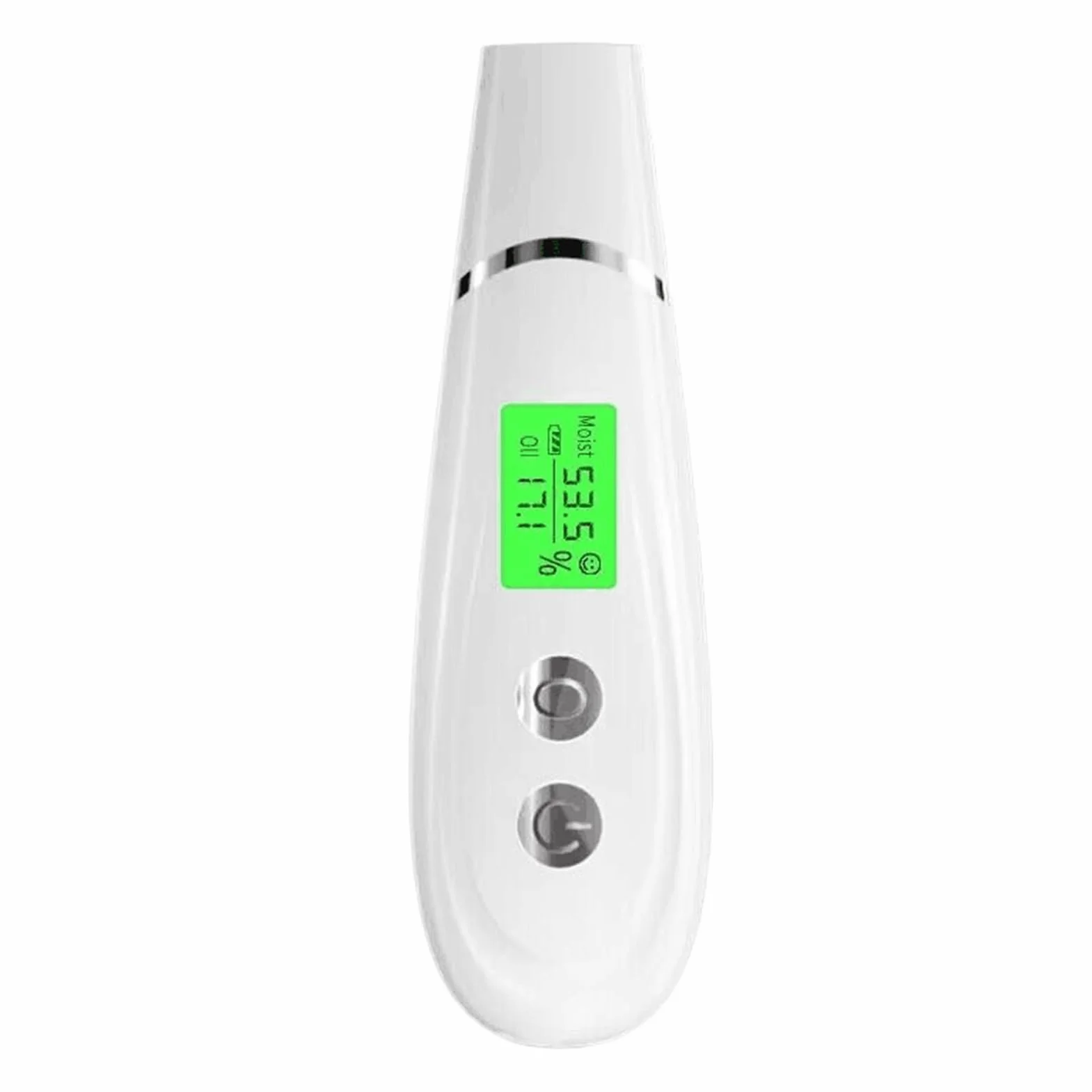 Skin Moisture Meter, Digital Skin Analyzer Machine, Professional LCD Display Water Oil Tester, 5x1.97x1.57 inches Face Care Device for Home, Beauty Salon, and Travel Use