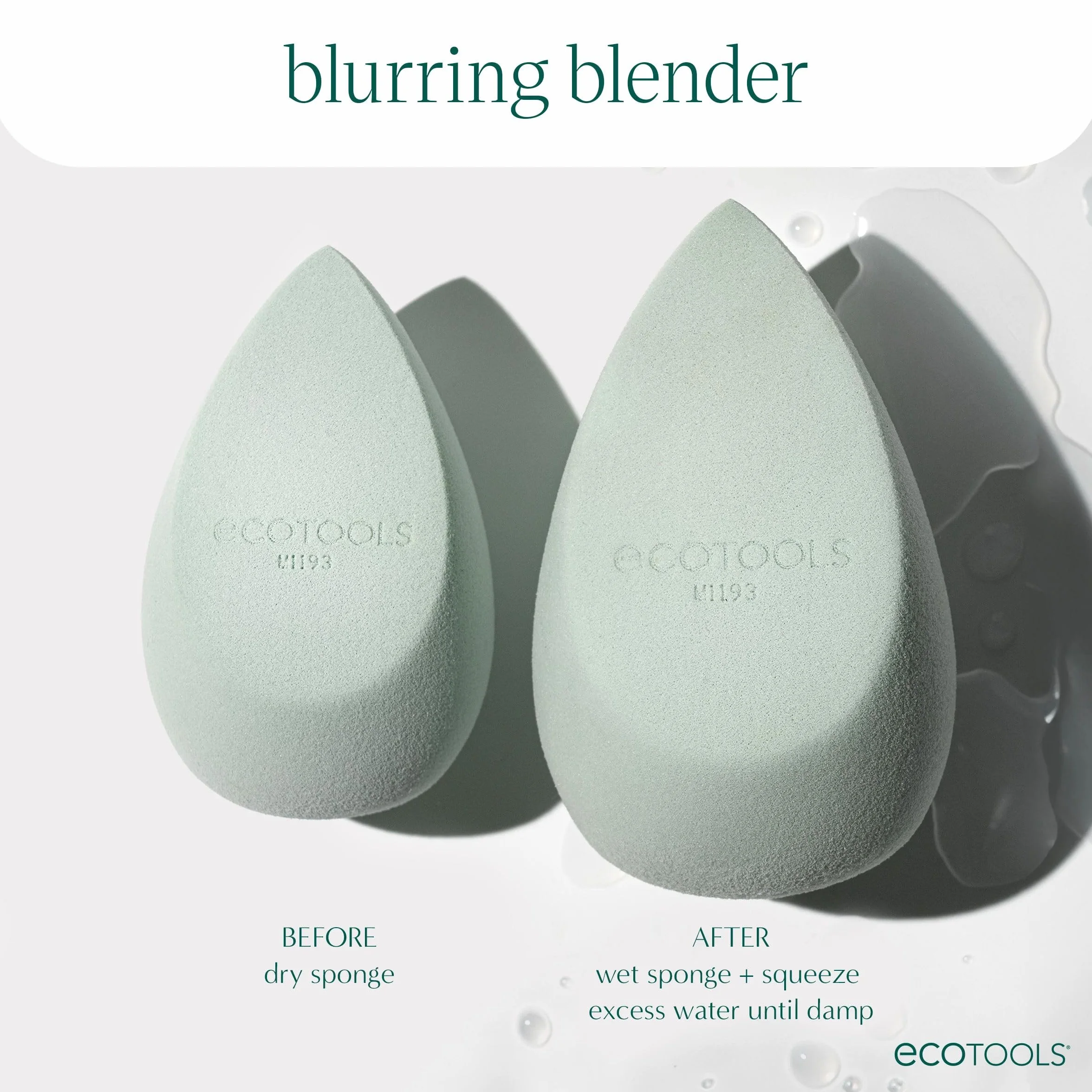 EcoTools Blend + Blur Makeup Brush and Sponge Duo, 2 sztuki