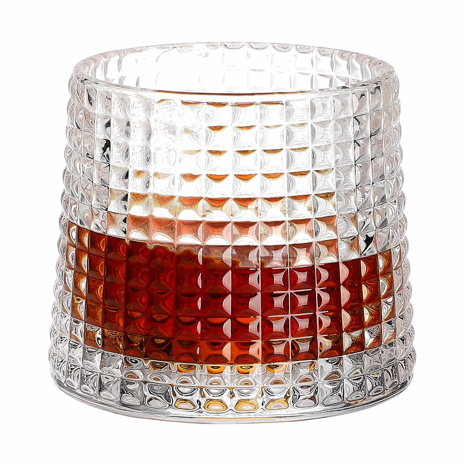 Obrotowe szklanki do whisky, rumu, bourbonu, koniaku, wódki i likieru, do baru, imprez i domu, prezenty dla mężczyzn