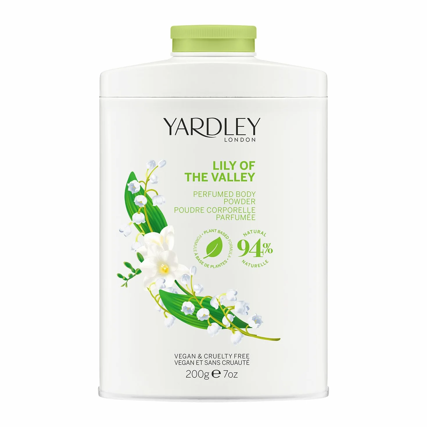Yardley London Lily of the Valley Perfumed Body Powder 200g Talk dla kobiet