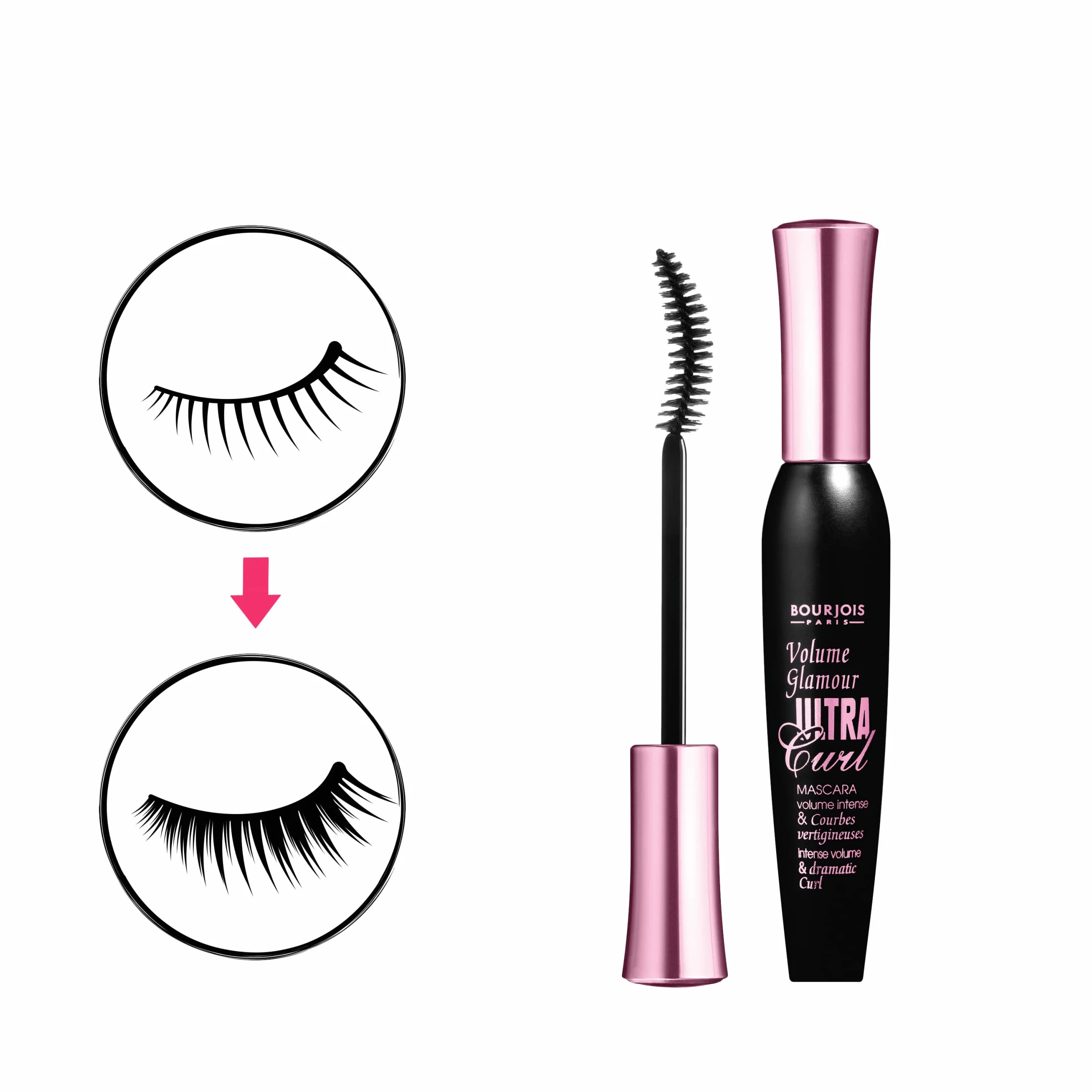 Bourjois Volume Glamour tusz do rzęs nr 01 Black Curl długotrwały
