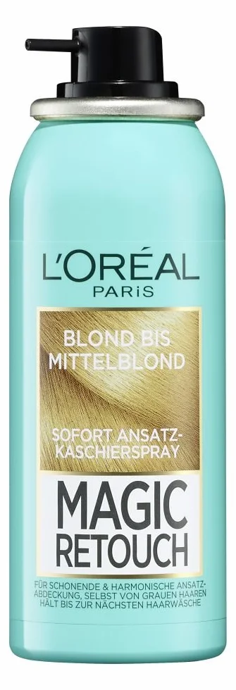 L'Oréal Paris Magic Retouch Spray Do Włosów Blond Do Średniego Blondu, 1 Opakowanie (1 X 75 Ml)