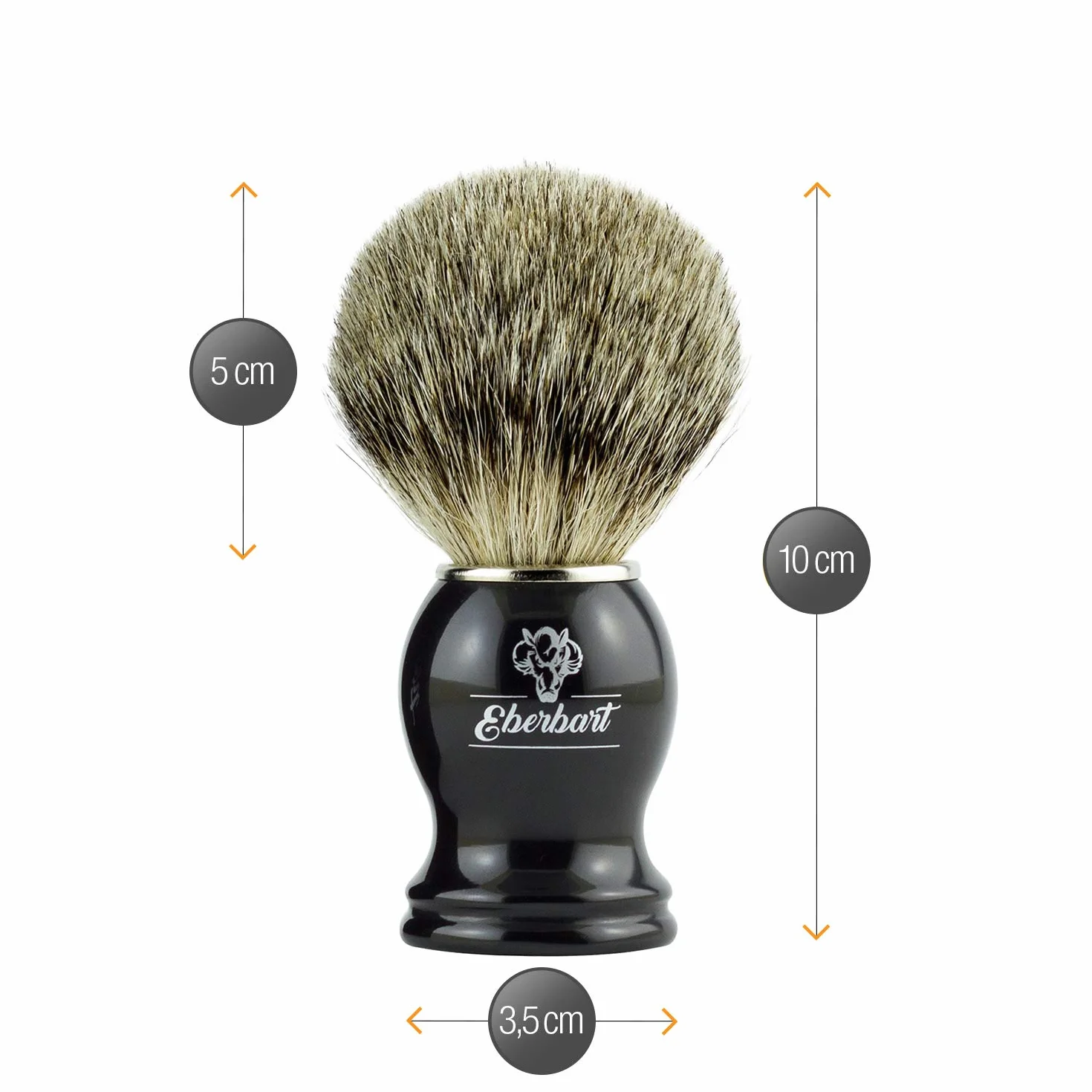 Badger pędzel do golenia z naturalnego włosia borsuka w eleganckim opakowaniu
