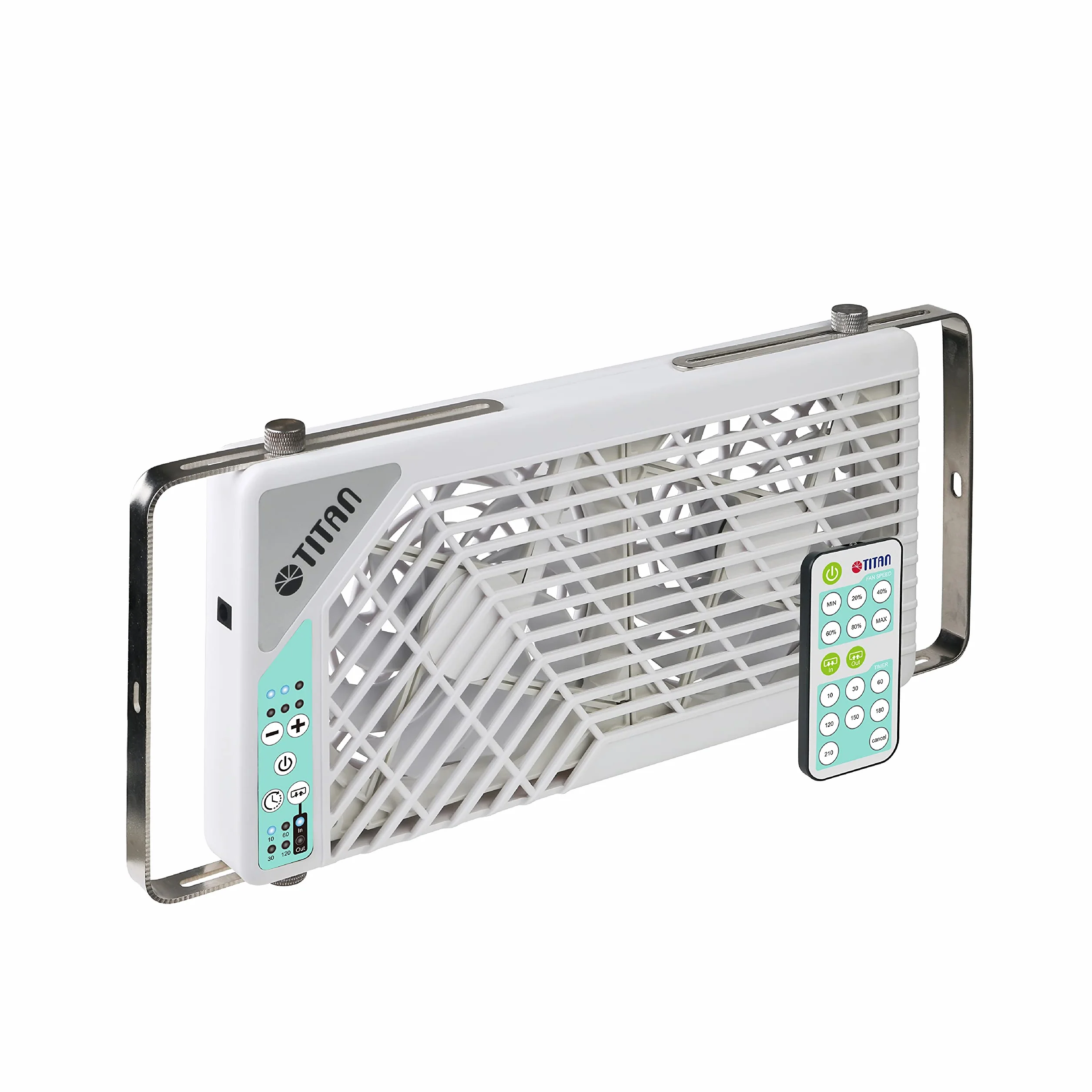 12V DC Window fan with RF Controller