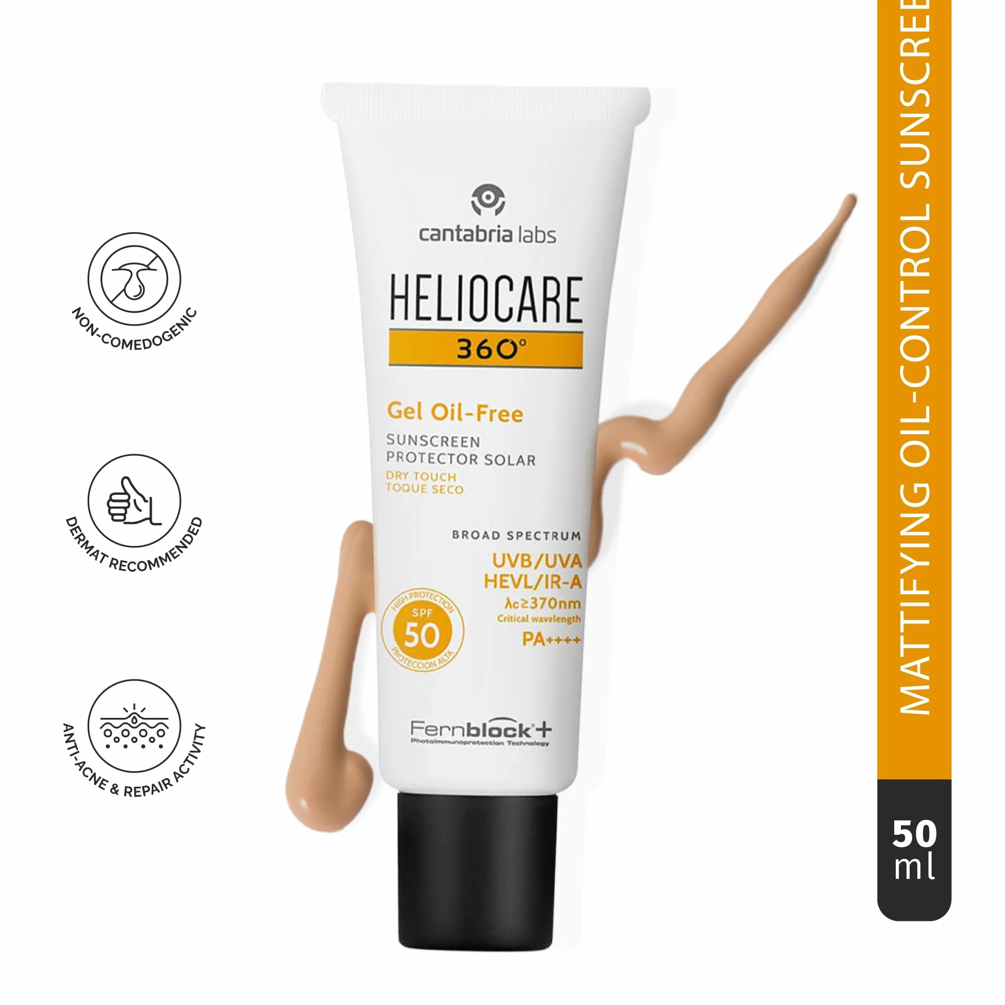 Heliocare Gel Oil-Free SPF 50 Sonnenschutz Gesicht 50 ml