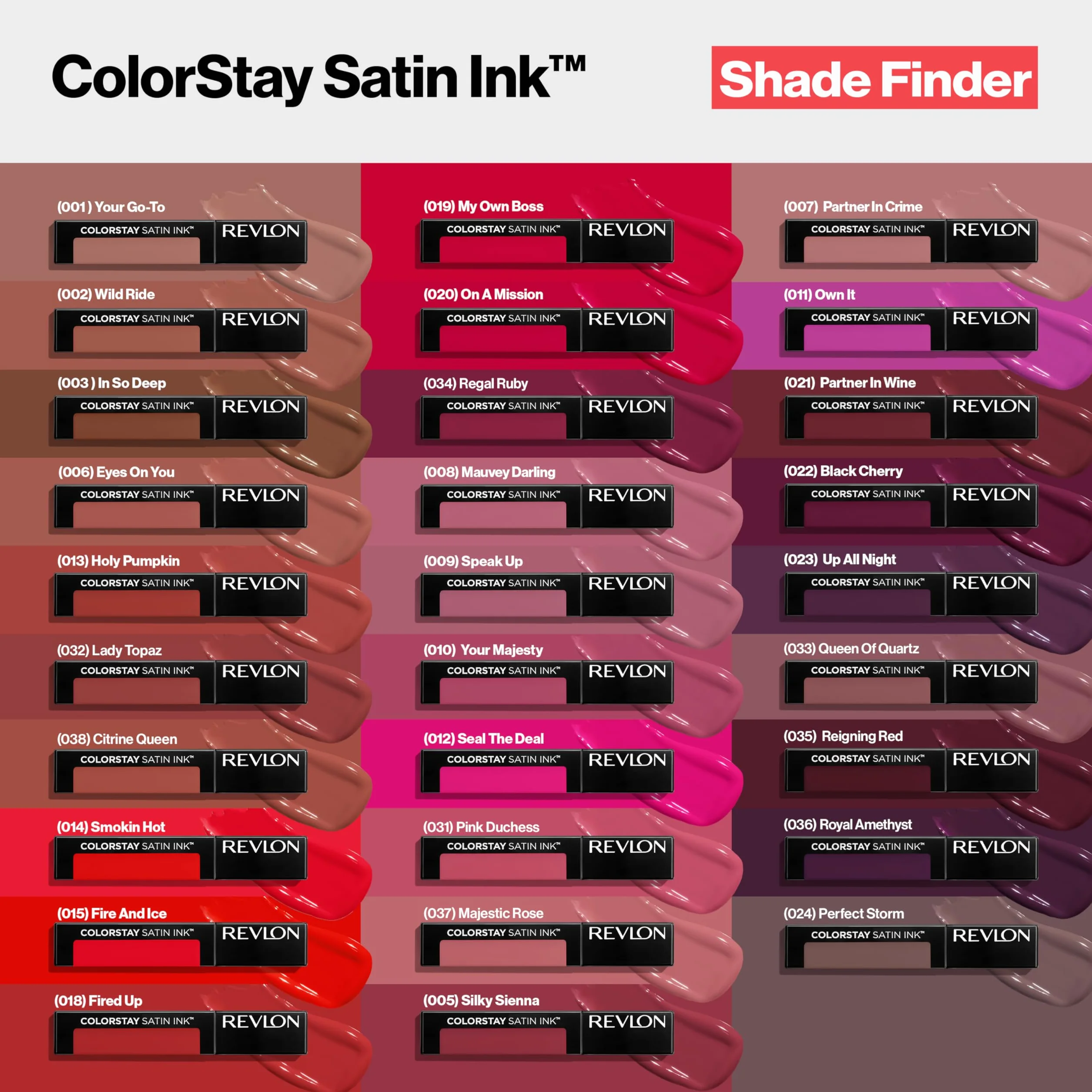 REVLON Colorstay Satin Ink szminka do ust 020 na misję 16h formuła nawilżająca