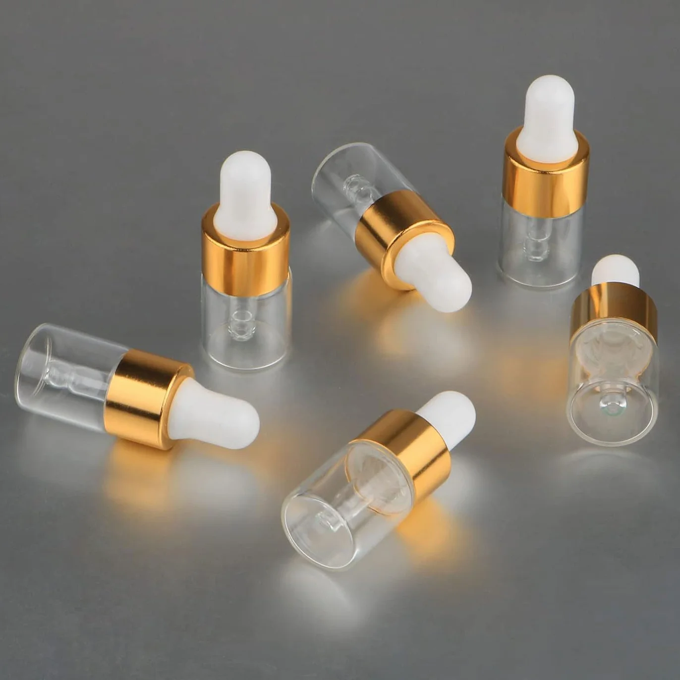 Butelka z pipetą Parfumlism 3 ml 50 sztuk pipety szklane do olejków eterycznych