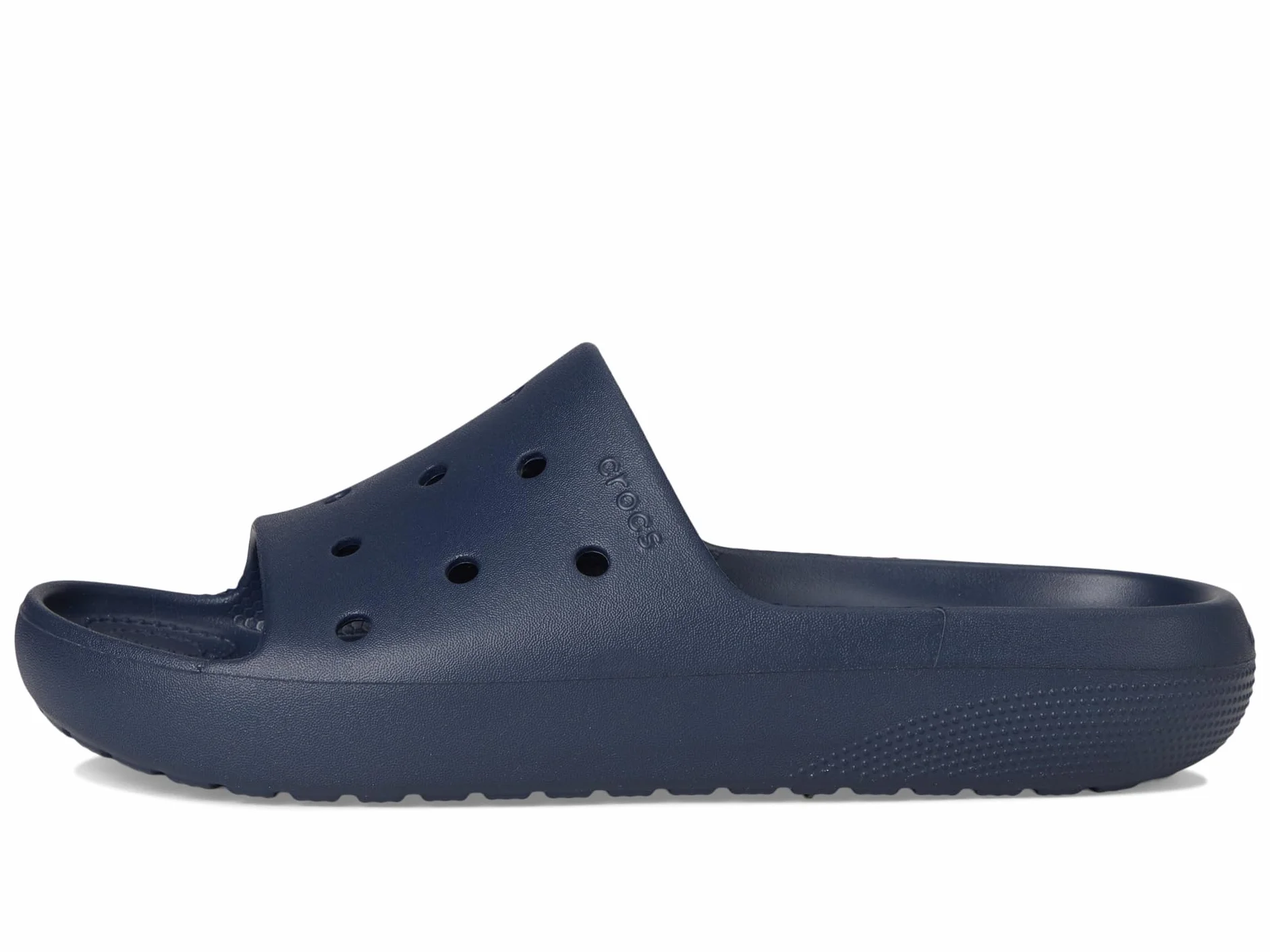 Crocs Sandały męskie Classic Slide V2, granatowy, 11 UK