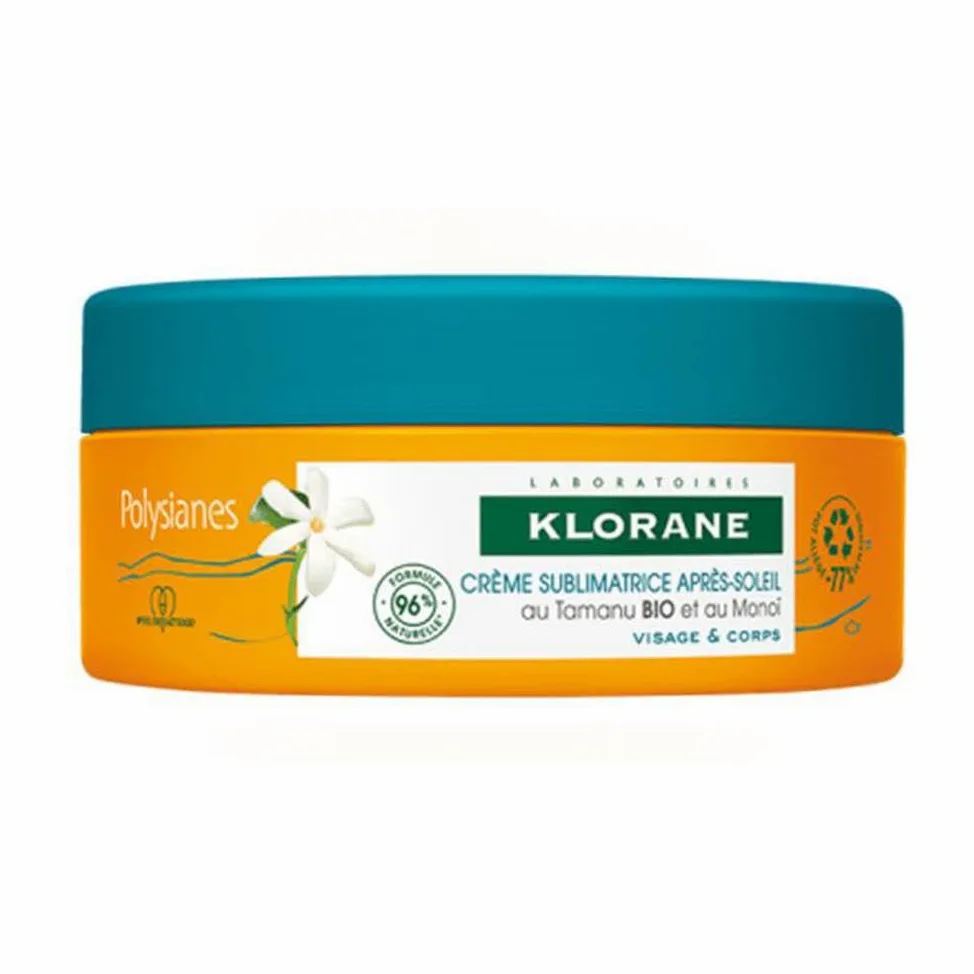 Klorane Polysianes After Sun Crema Reparadora 200 Ml, Almond