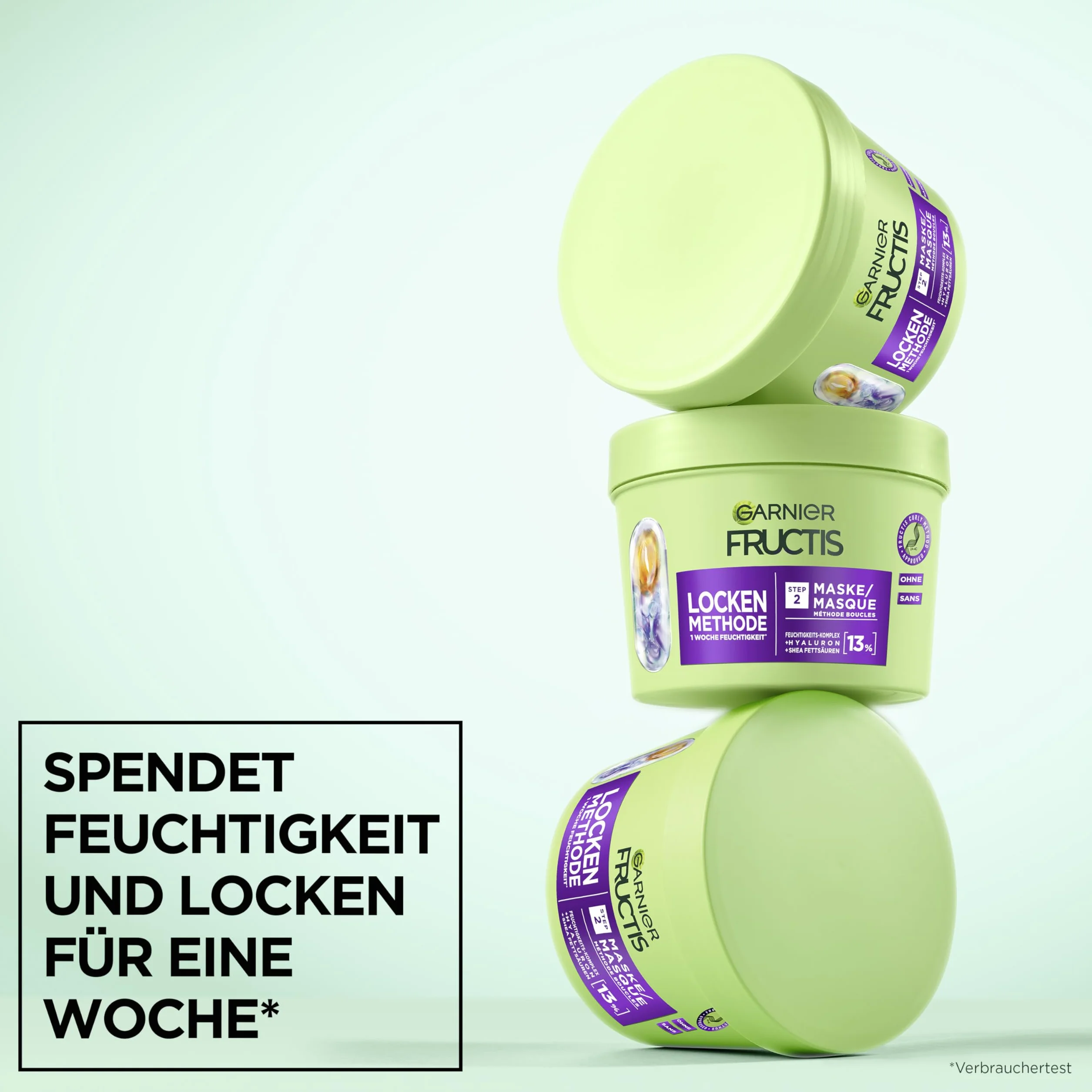 Garnier Maska do Włosów Locken Methode, 370 ml