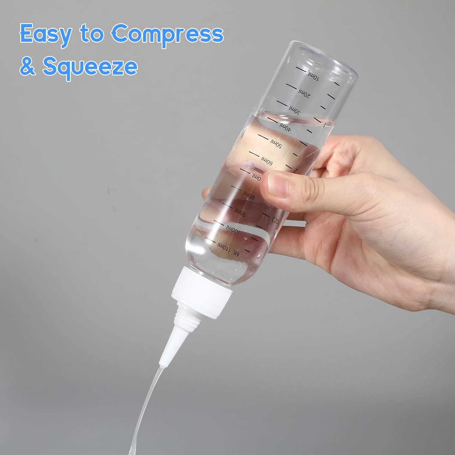 4 sztuki buteleczka aplikatora do włosów, squeezie z aplikatorem do olejku do włosów, 110 ml & 50 ml buteleczka aplikatora z skalą, aplikator do olejku do włosów do farbowania skóry głowy i