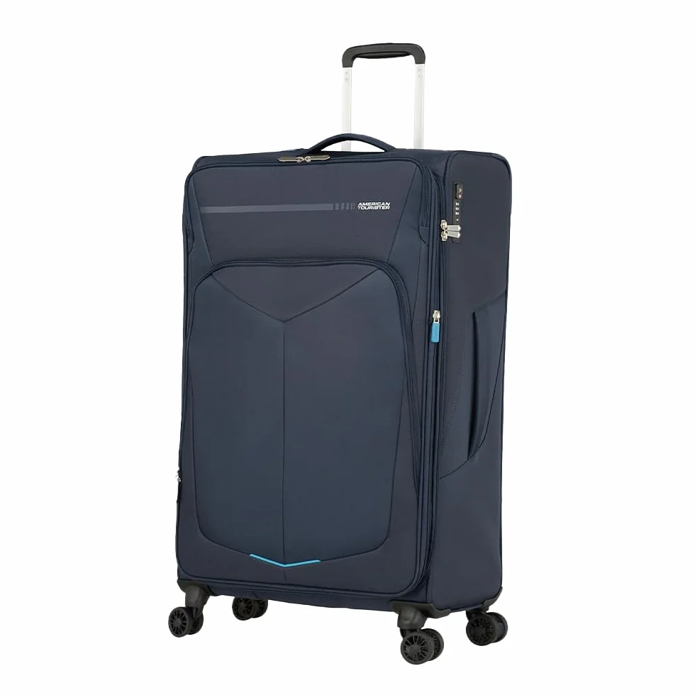 American Tour Master Summerfunk Suitcase, Blue (Navy), 79 cm, 119 litrów