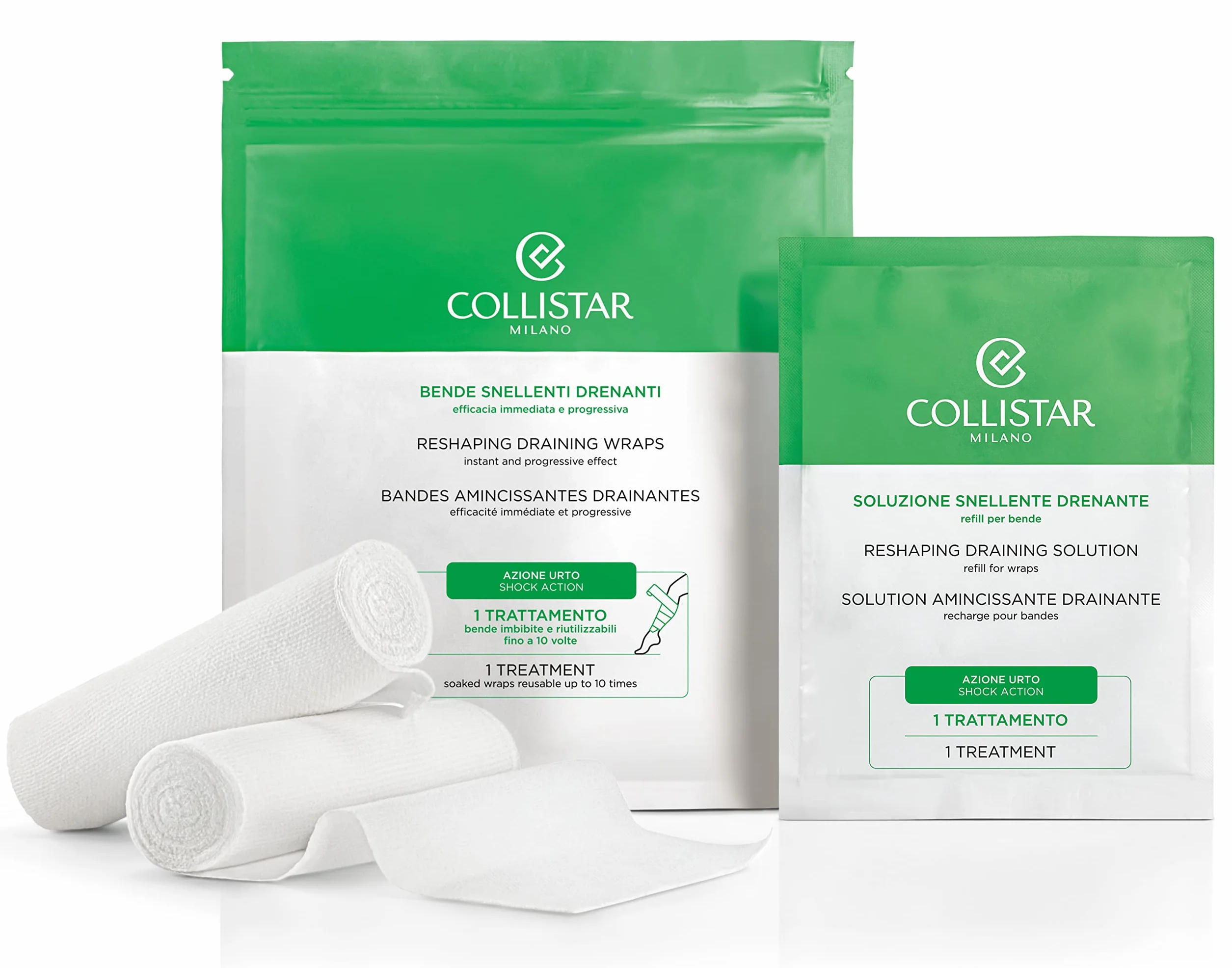 Collistar Bende Snellenti Drenanti Efficacia Immediata E Progressiva - 2 Trattamenti