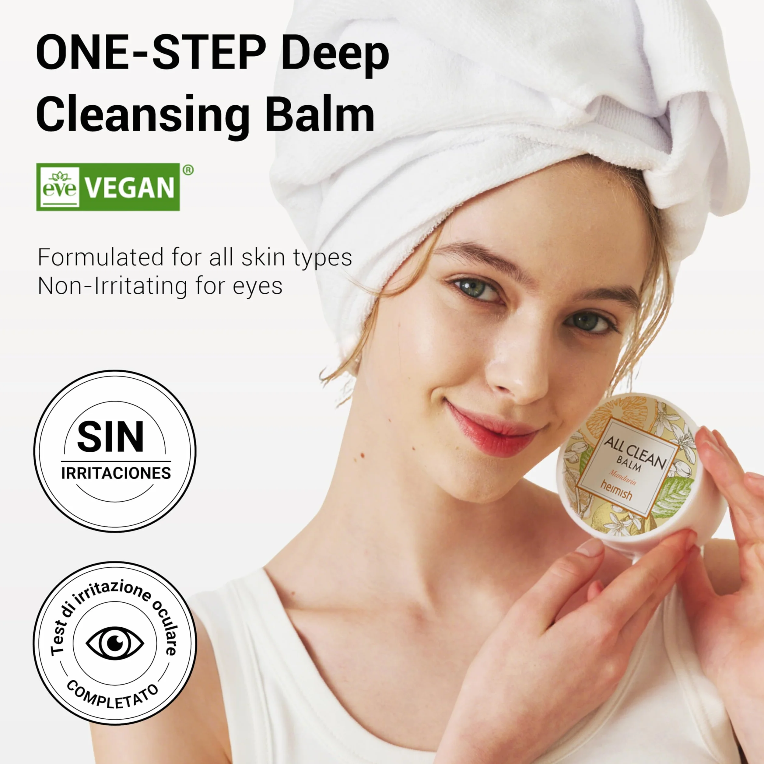 HEIMISH All Clean Balm Mandarynka Balsam Oczyszczający Wodoodporny Demakijaż 120ml