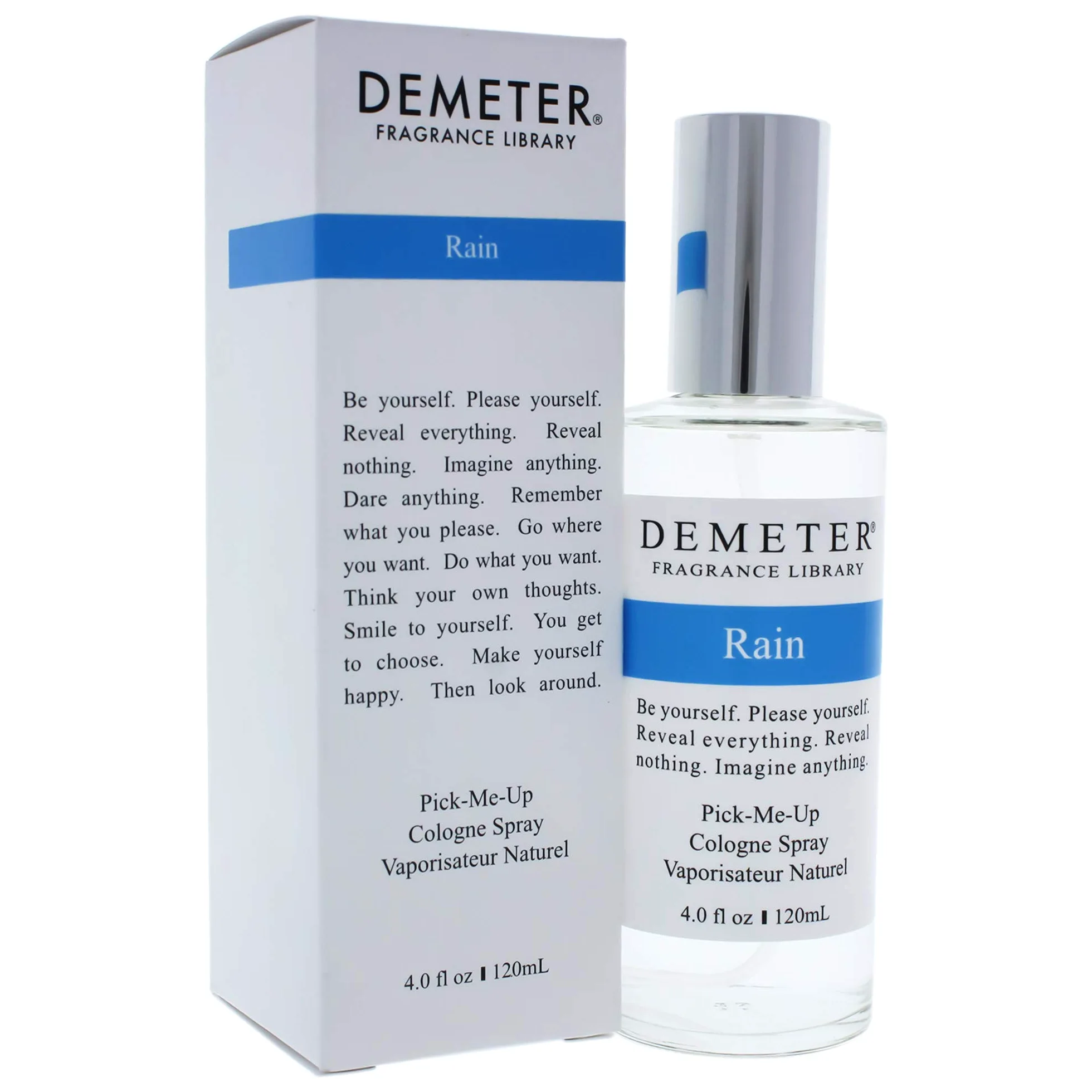 Demeter Deszczowy spray koloński - spray 113 g - świeży zapach - unisex - rozmiar podróżny