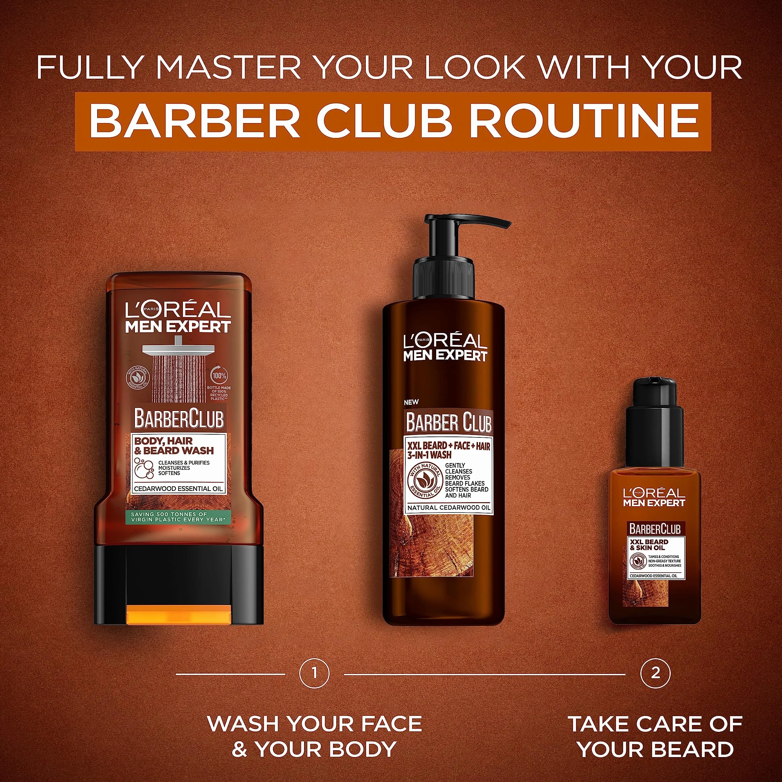 L’Oréal Paris Men Expert Barber Club Olejek do Brody, 50 ml