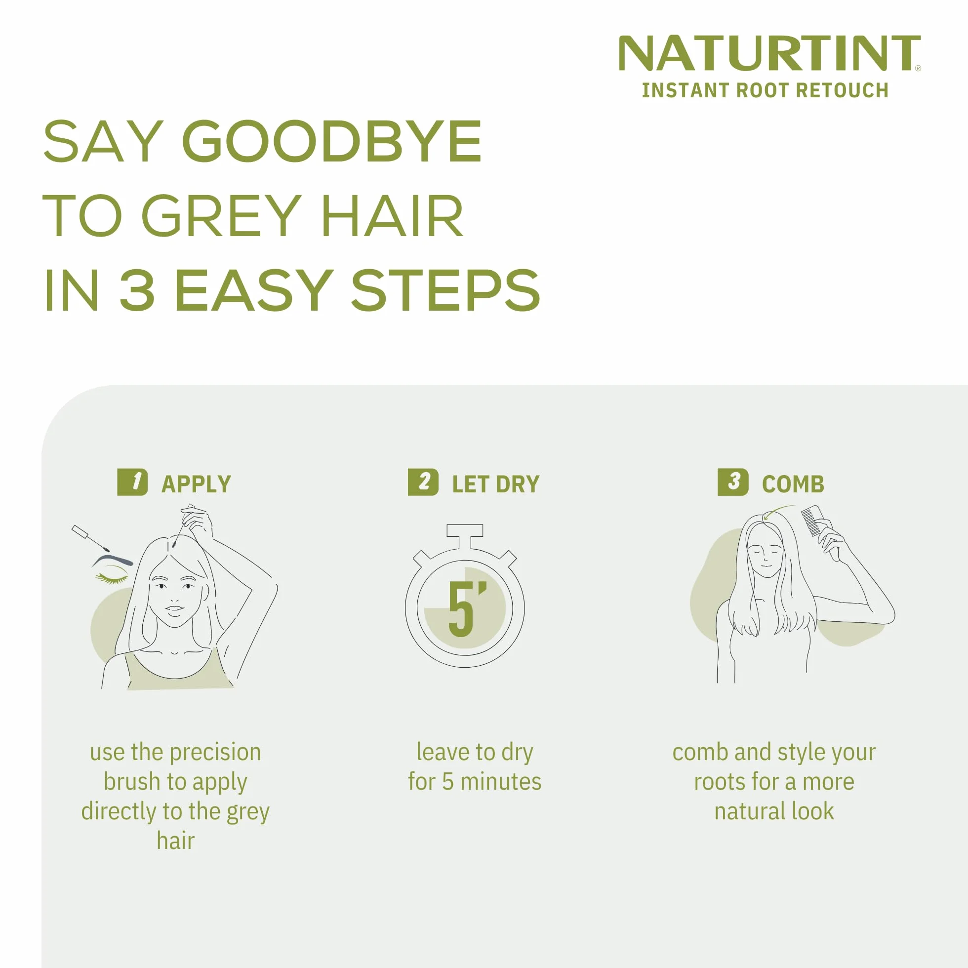 Naturtint Instant Root Retouch Tymczasowy retuszer do siwych włosów ciemny blond 10 ml