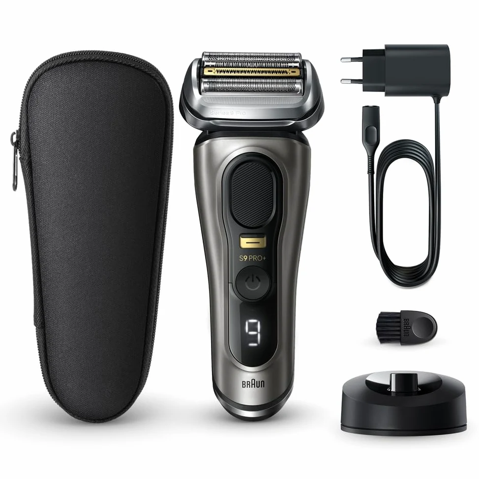 Braun Series 9 Pro elektryczna golarka męska 5 Pro ProTrimmer stacja ładująca 60 min na mokro i sucho