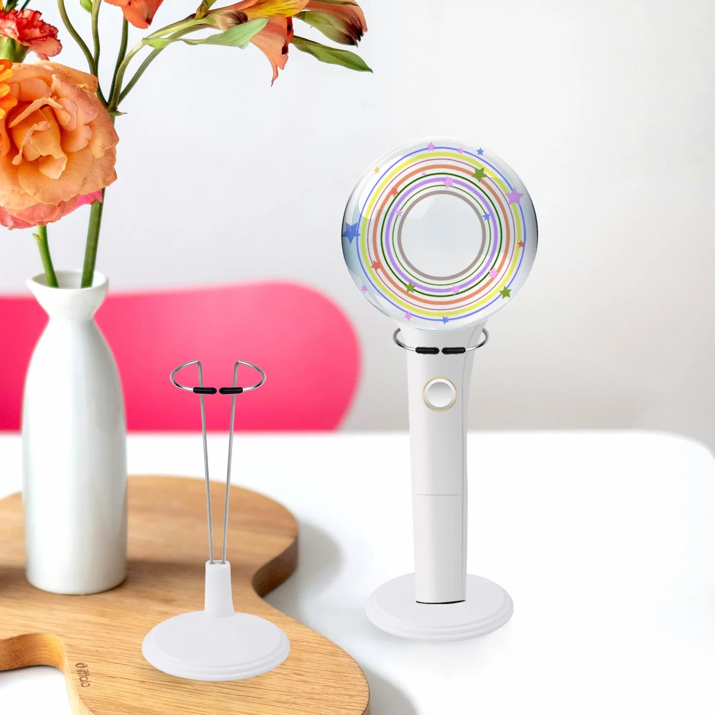 5szt Stojak na Pałeczki Świetlne Kpop, Stojak na Lalki Uchwyt na Pałeczki Świetlne Stojak Ekspozycyjny Figurka Akcji Pałeczki Świetlne Stojak do Stray Kids Ateez Enhypen Lightsticks Mini Lalek