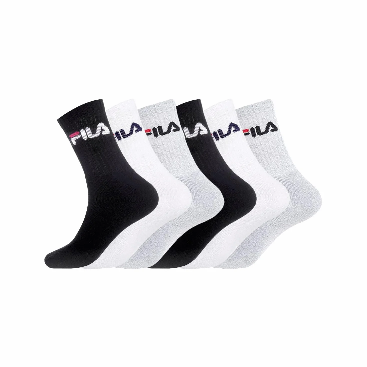 Fila Mężczyźni Am/Tnx6 Skarpetki, Wielokolorowy, 43-46 EU