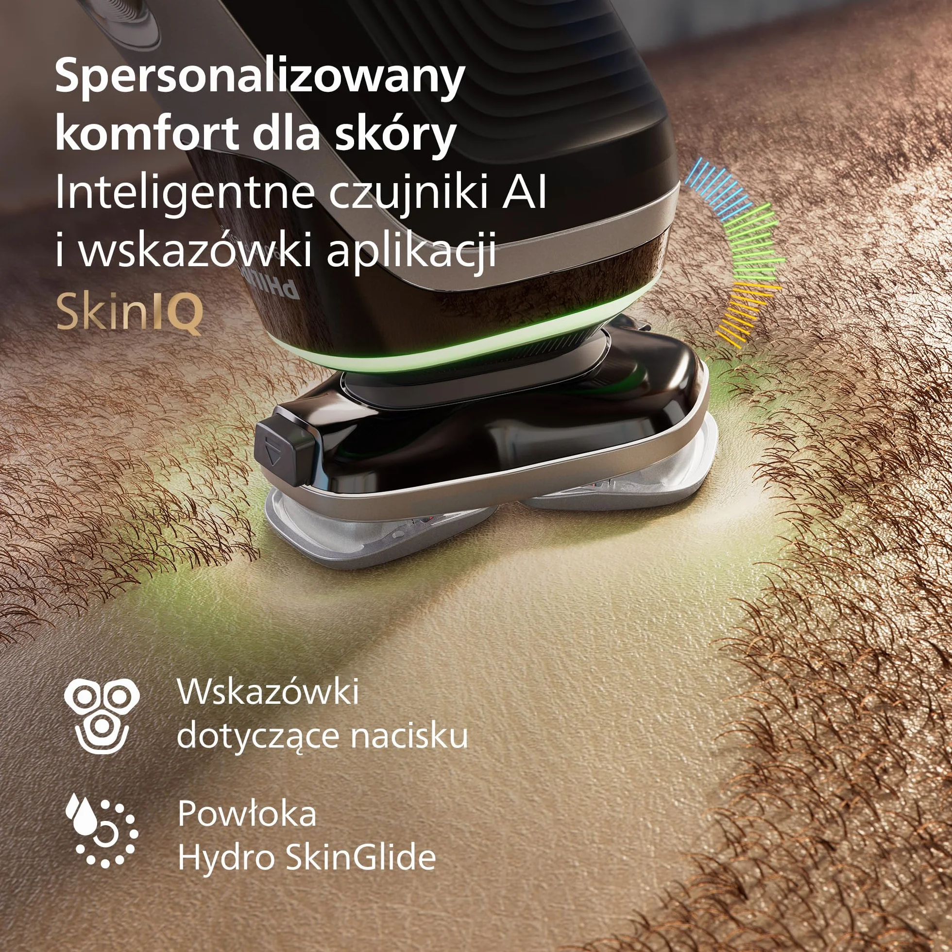 Philips Shaver i9000 Prestige golarka elektryczna Skin IQ Triple Lift Cut SteelPrecision 360º XP9205/30