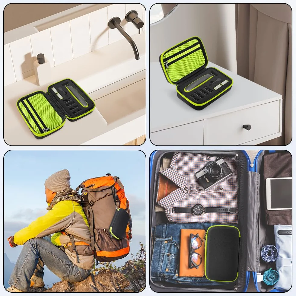 Etui na Philliips O Blade QP2520/30/70/90, QP2620/30, QP2724, QP2824/30/34, QP6550 pokrowiec ochronny na golarkę elektryczną, twarda obudowa EVA z gąbką