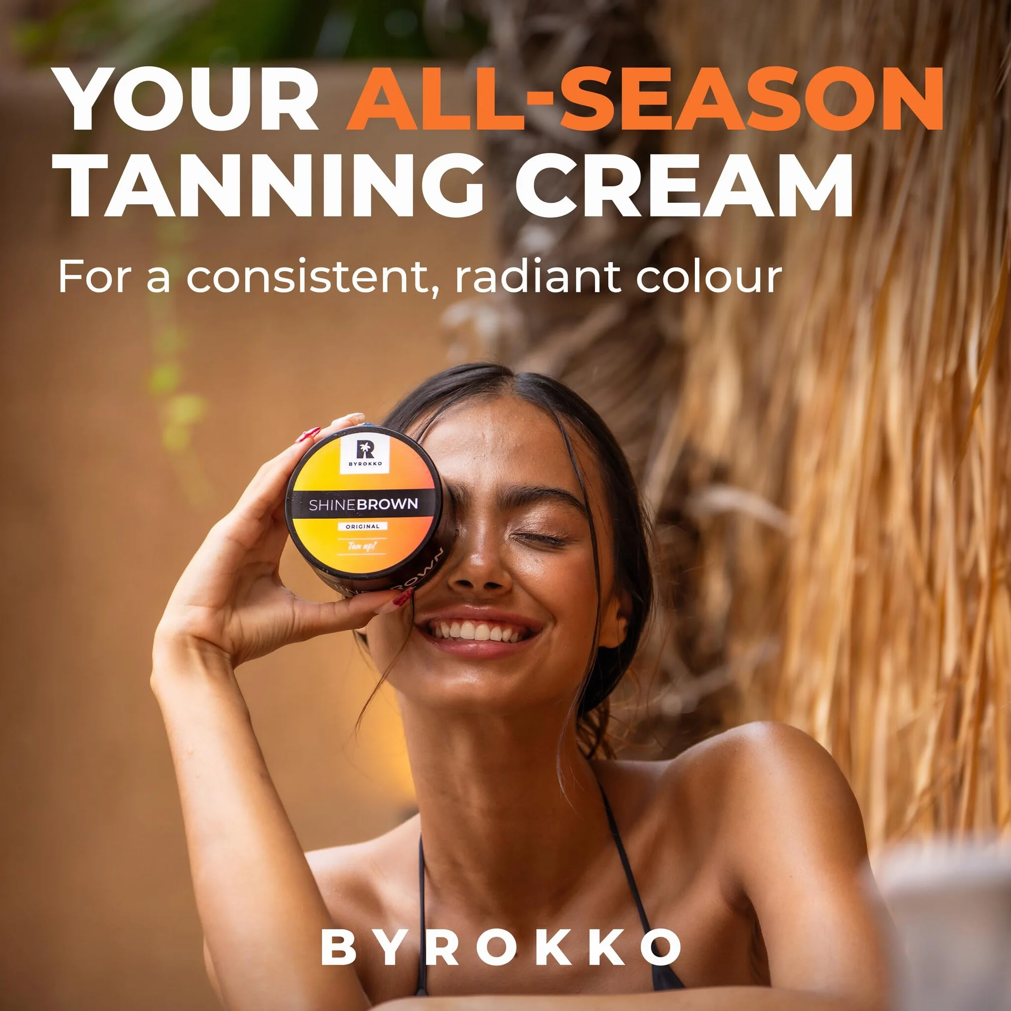 Shine Brown Premium Krem przyspieszający opalanie (210 ml), Skuteczny w solarium i na słońcu, Osiągnij naturalną opaleniznę dzięki naturalnym składnikom