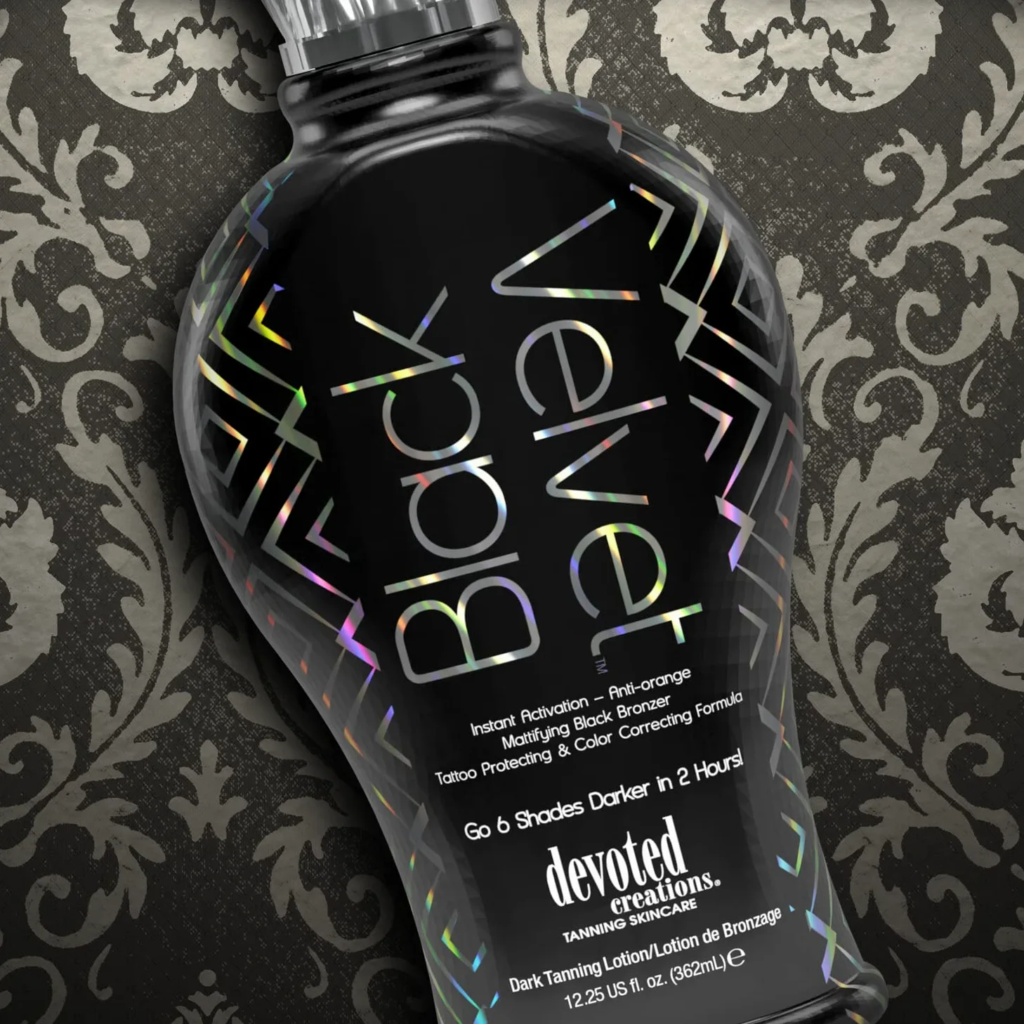 Devoted Creations Black Velvet Anti-Orange Matujący Czarny Bronzer Balsam do opalania 350 ml