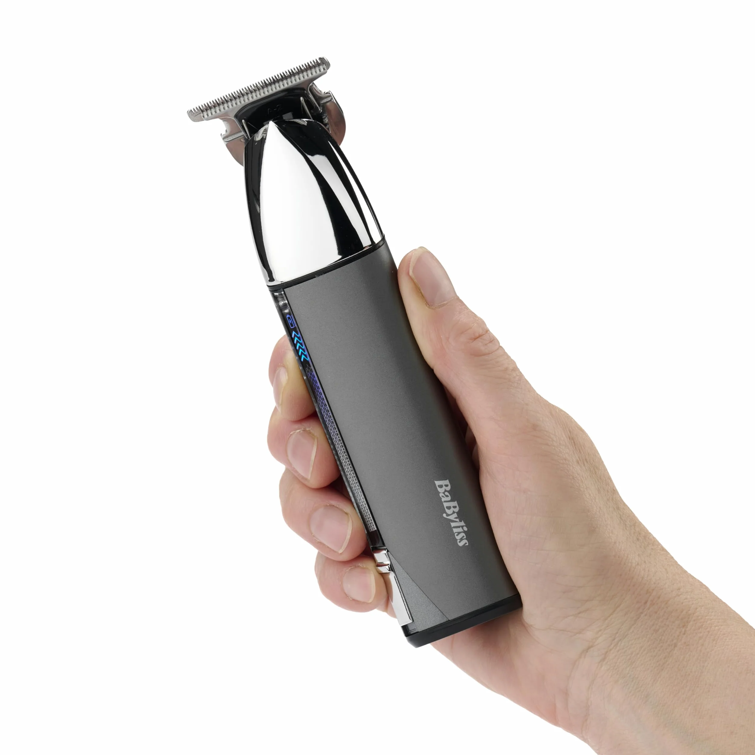 BaByliss Super‑X Trymer do Brody i Zarostu – Profesjonalne narzędzie z japońskim stalowym ostrzem T skeleton, wyświetlacz cyfrowy, bateria litowo‑jonowa, 5 h pracy bezprzewodowej, wodoodporny, T996E