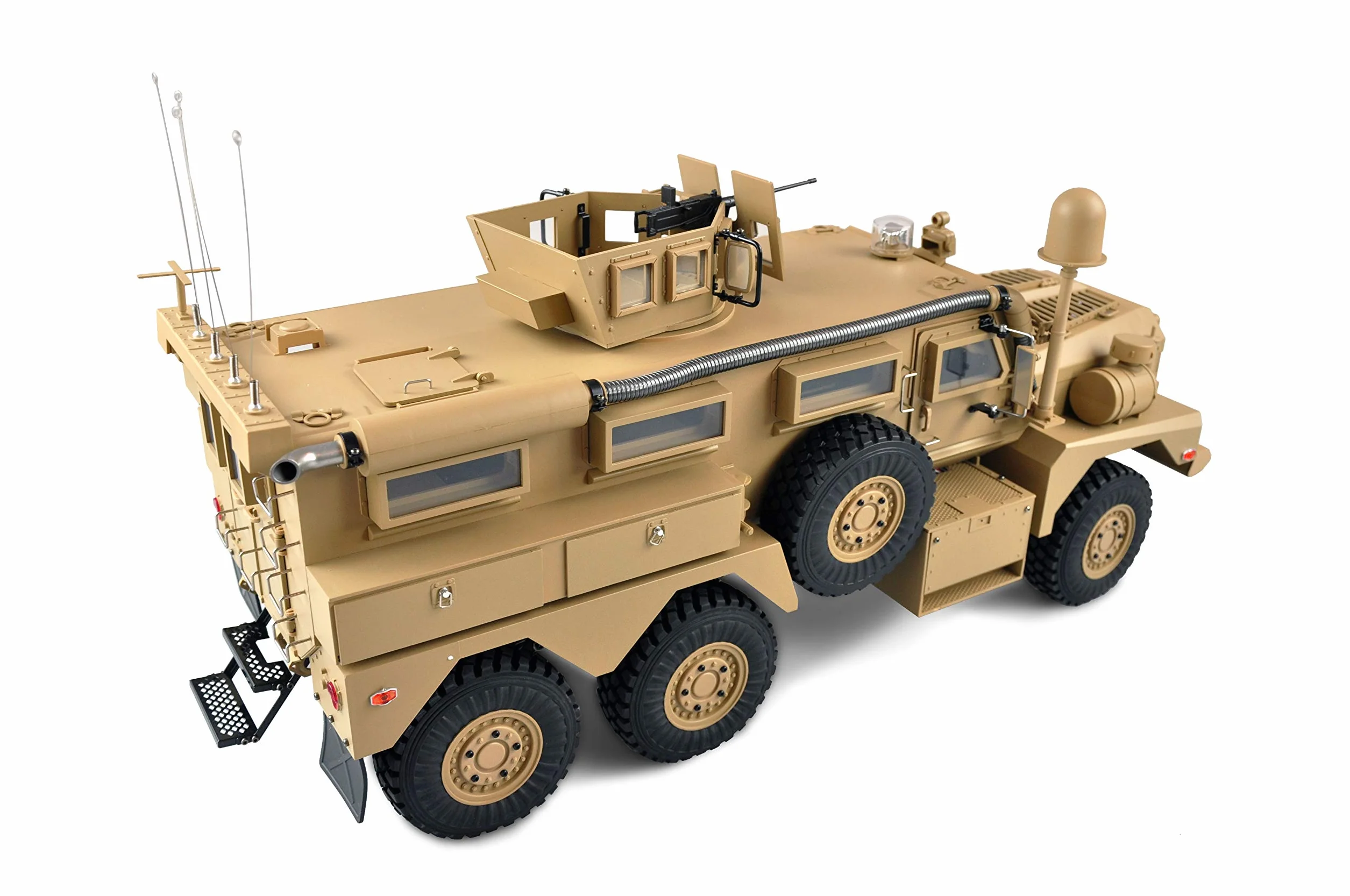 Amewi 22428 amerykański pojazd wojskowy MRAP 6x6 1:12 RTR, światło, dźwięk i dym
