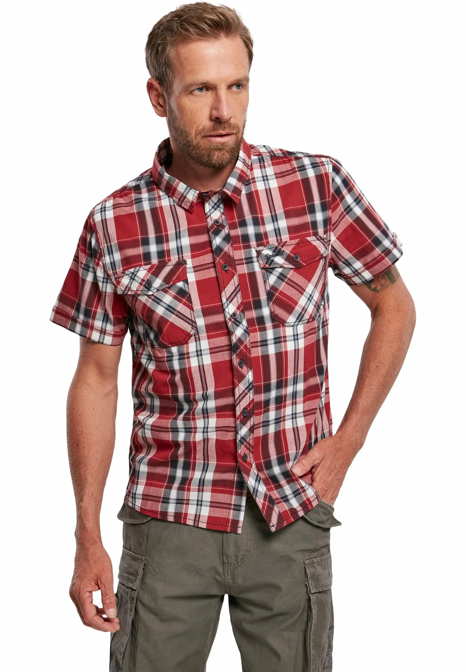 Brandit Koszula Mężczyźni Brandit Roadstar Shirt, 1/2 Sleeve (1 w zestawie)