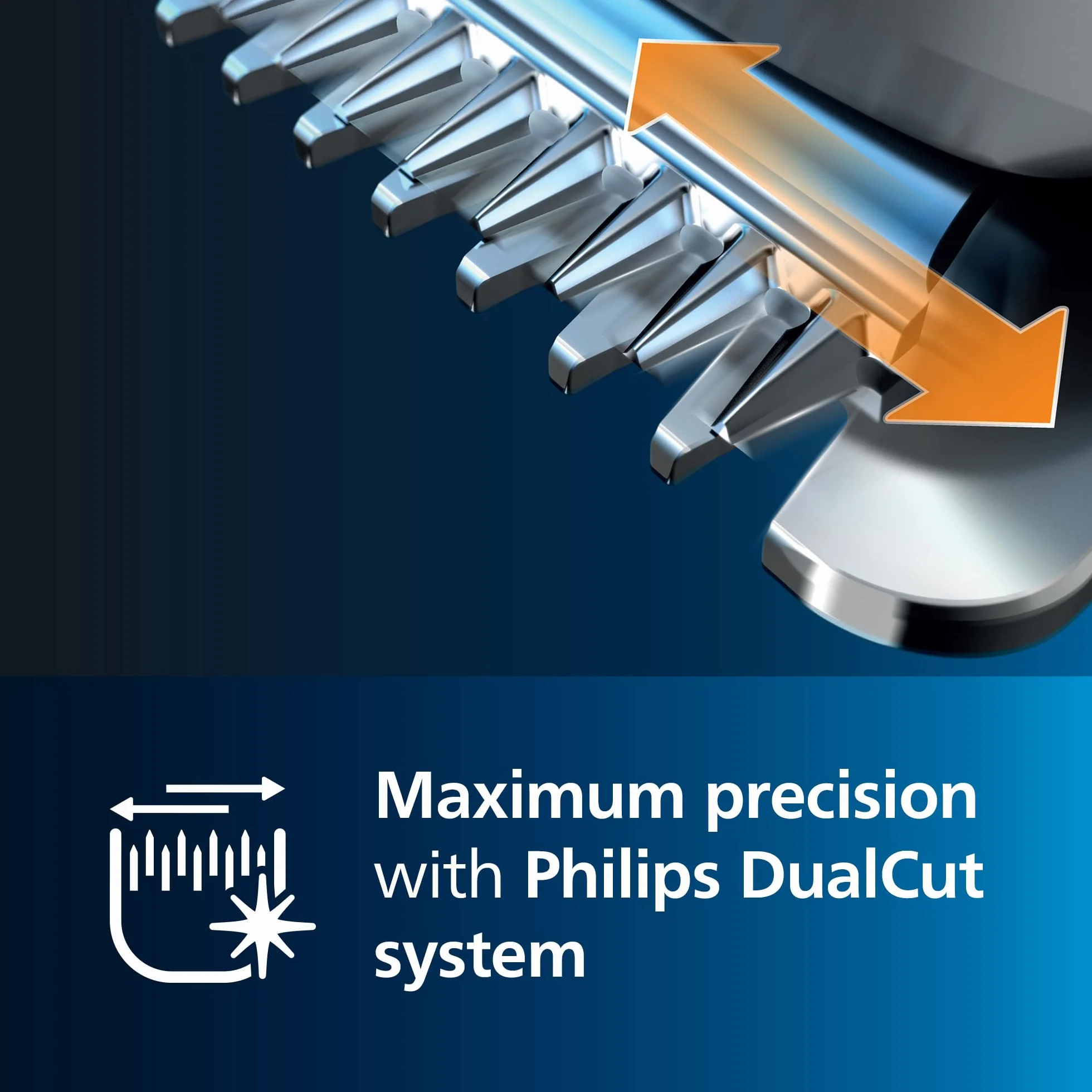 Philips S5000 maszynka do cięcia włosów Trim-n-Flow-Pro 28 ustawień 90 min baterii HC5630/15