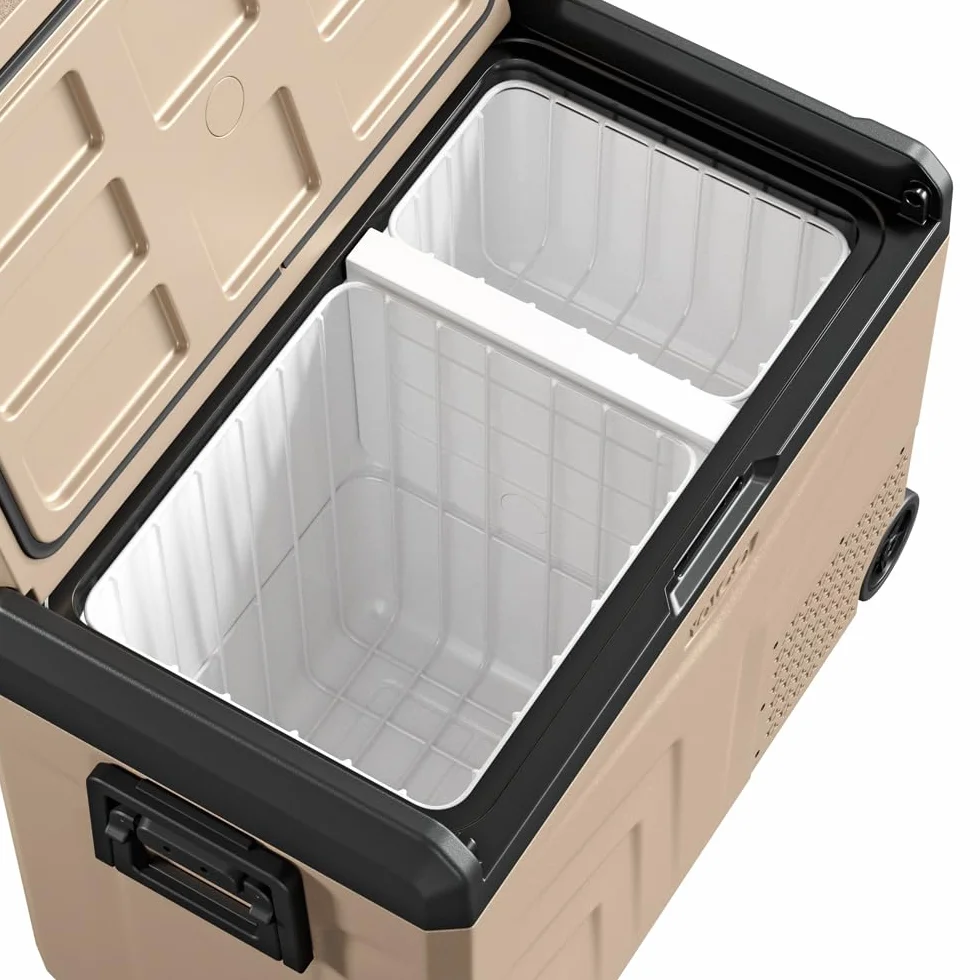 Yolco TCX60 SAND, przenośna lodówka z kompresorem, piasek