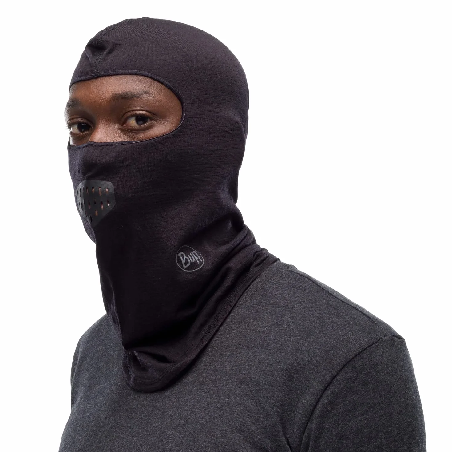 BUFF®| Balaclava Merino Lightweight Wielofunkcyjny szalik 100% wełny merino, wędrówki, na świeżym powietrzu, zrównoważona, lekka, cienka Chłopiec Dziewczynka