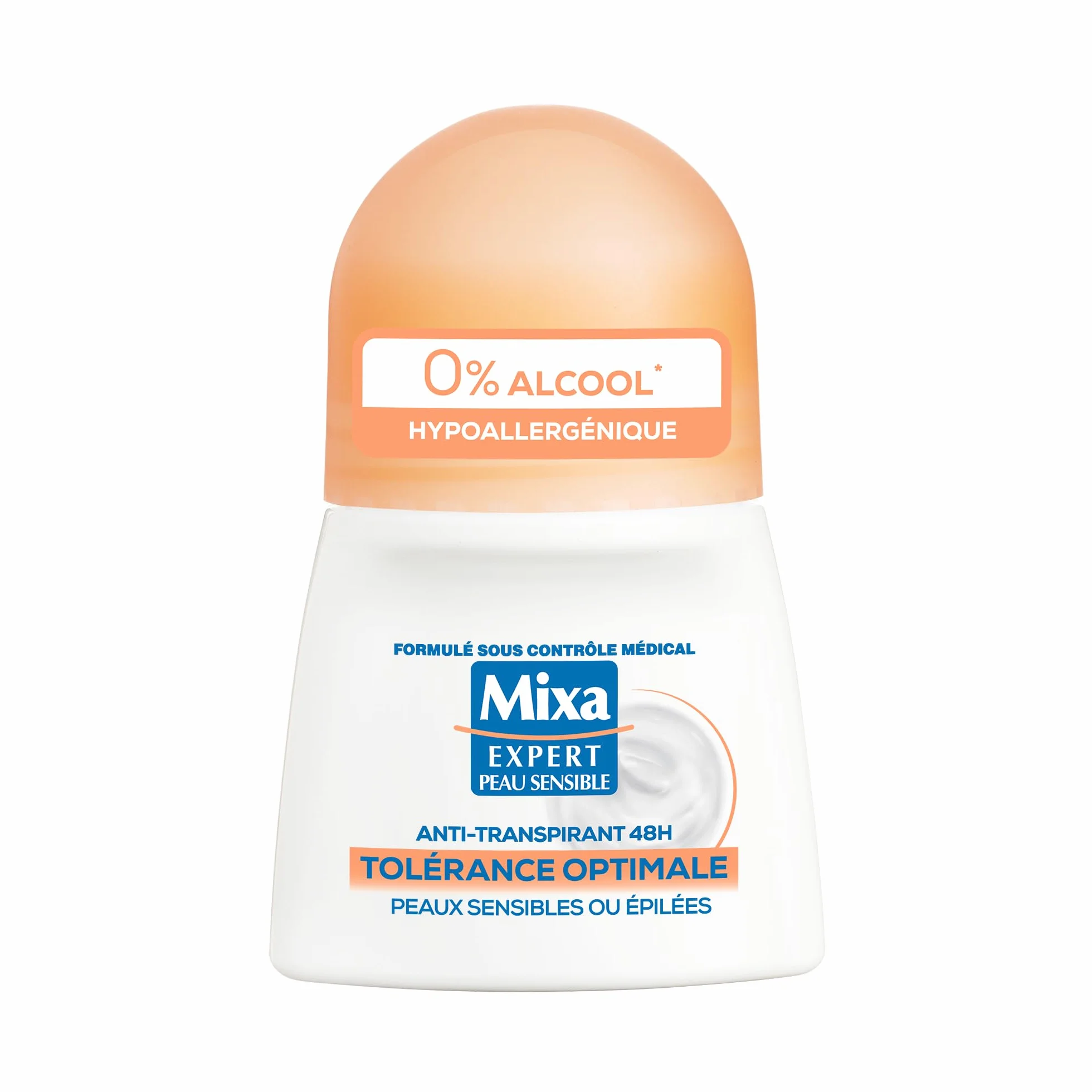 Mixa Antyperspiracyjna kulka 48H Optymalna tolerancja