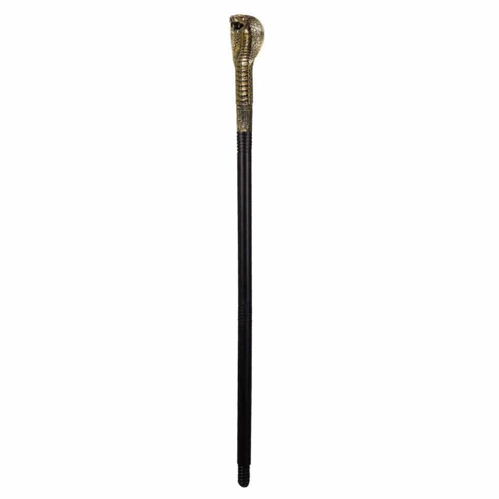 Boland 00798 - Berło węża, 3 części, ok. 82 cm, dodatek do kostiumu na karnawał, imprezę tematyczną i Halloween, dodatek do kostiumu Voodoo lub Afryki