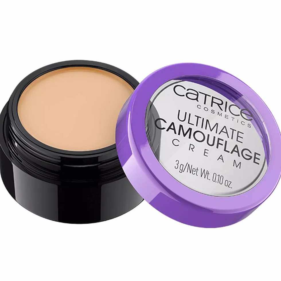 Catrice Korektor w kremie Ultimate Camouflage Cream, długotrwały, matujący, korekcja kolorów, naturalny, matowy (3g)