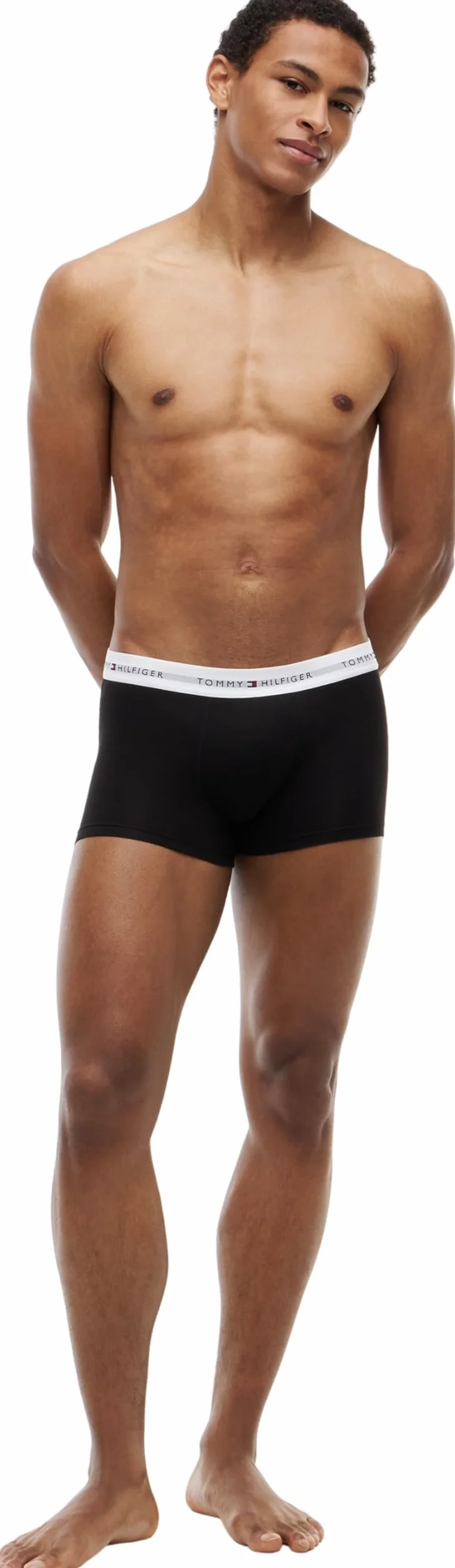 TOMMY HILFIGER Męski 3P WB TRUNK UM0UM02763, Czerwony, L, Czerwony (Th Wht/Th Wht/Th Wht), L