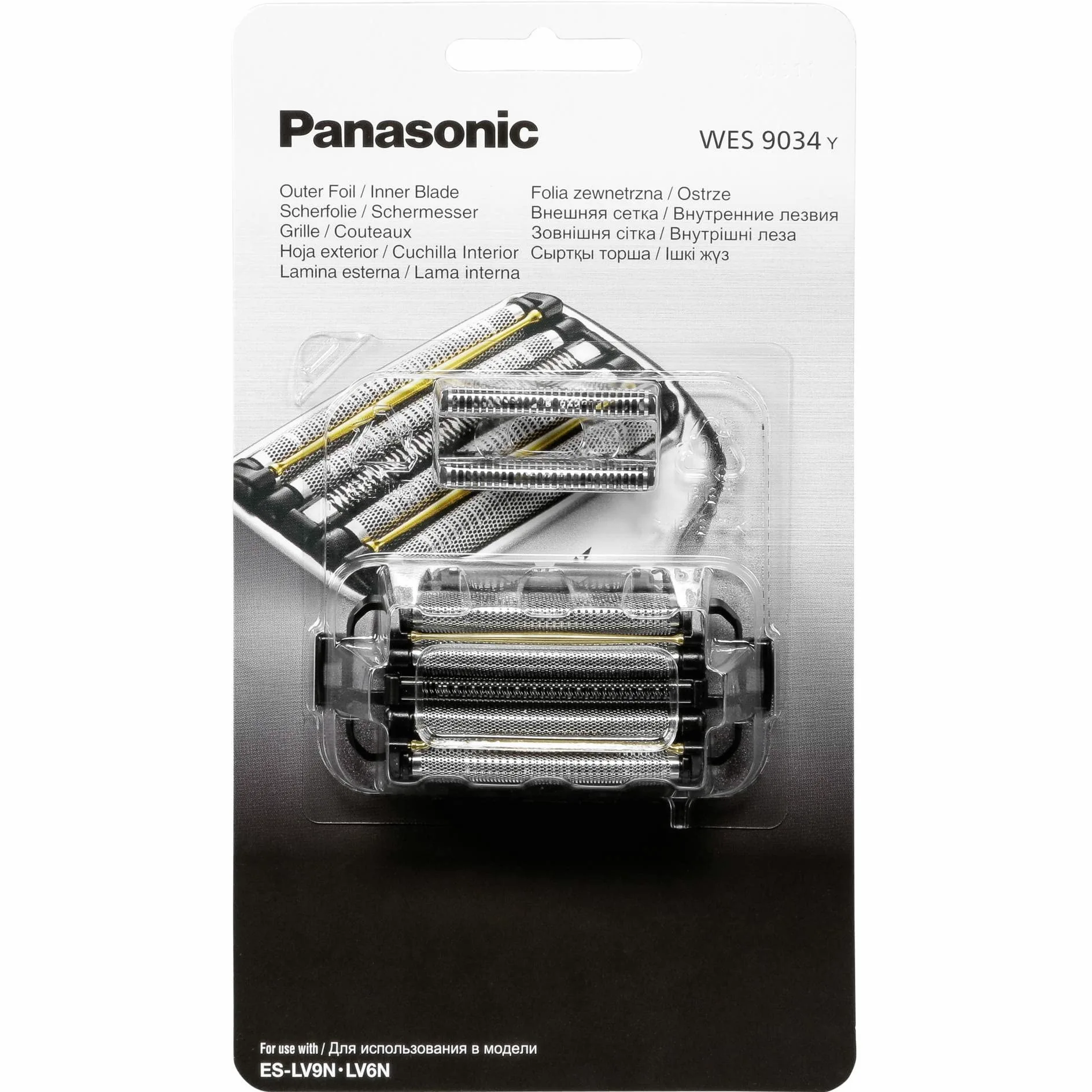 Panasonic WES9034Y1361 Ostrza do Golarek Elektrycznych ES-LV9N ES-LV7N ES-LV6N Zestaw 5 Ostrzy Stal Nierdzewna Wodoodporne