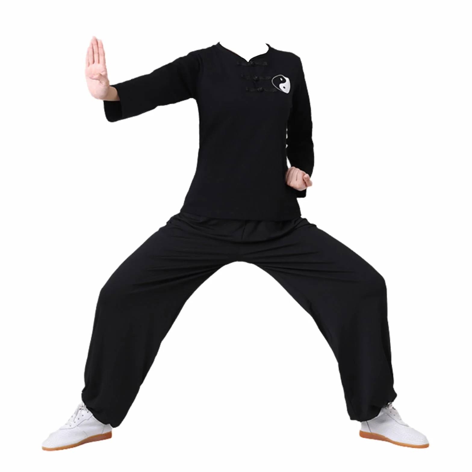 Zestaw Tai Chi mężczyźni kobiety, mundur Kung Fu Unisex, bawełna len Tai Chi Odzież, swobodny i modny, nadaje się do treningu Wing Chun E Shaolin Kung Fu