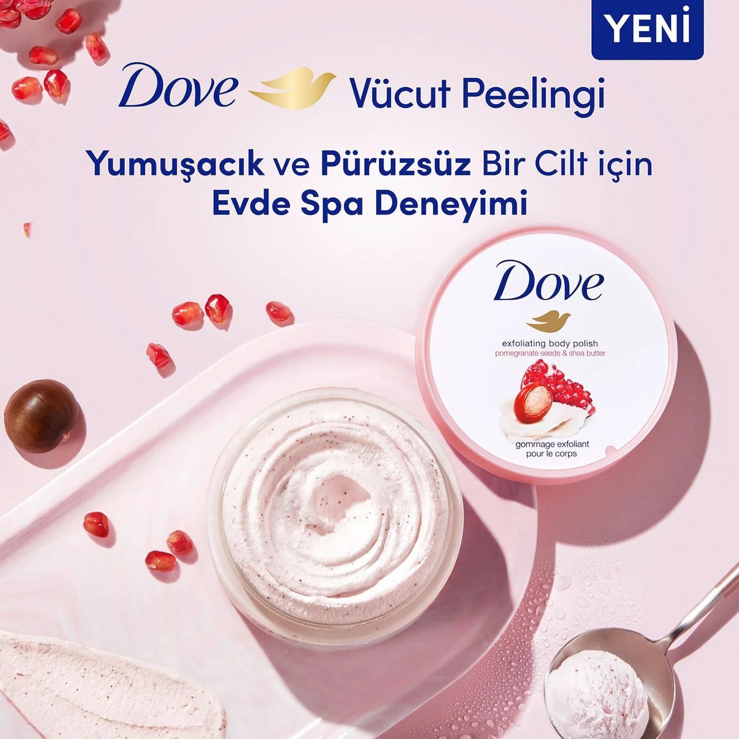 Dove Peeling do ciała Granat