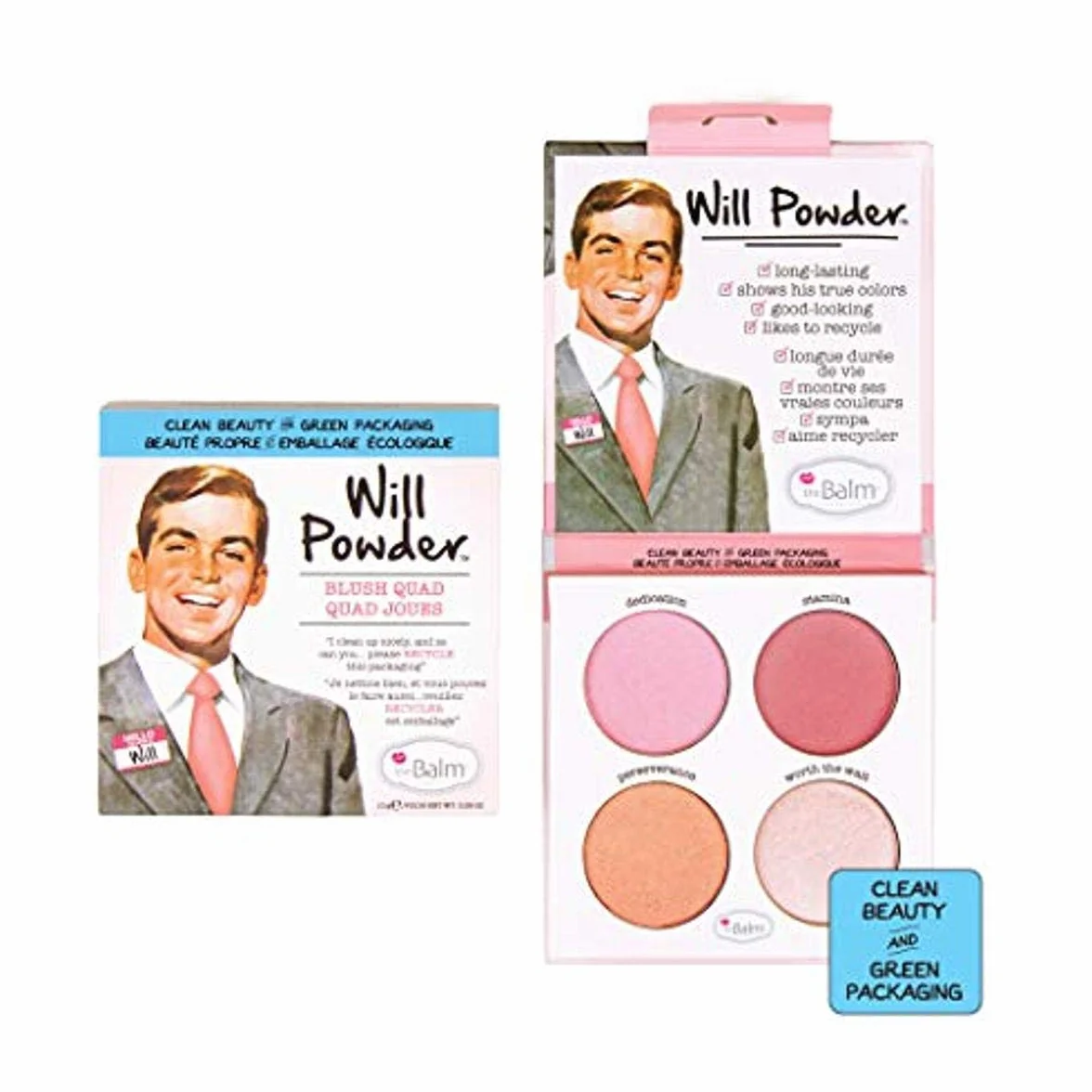 The Balm Will Powder Blush Quad 30 g