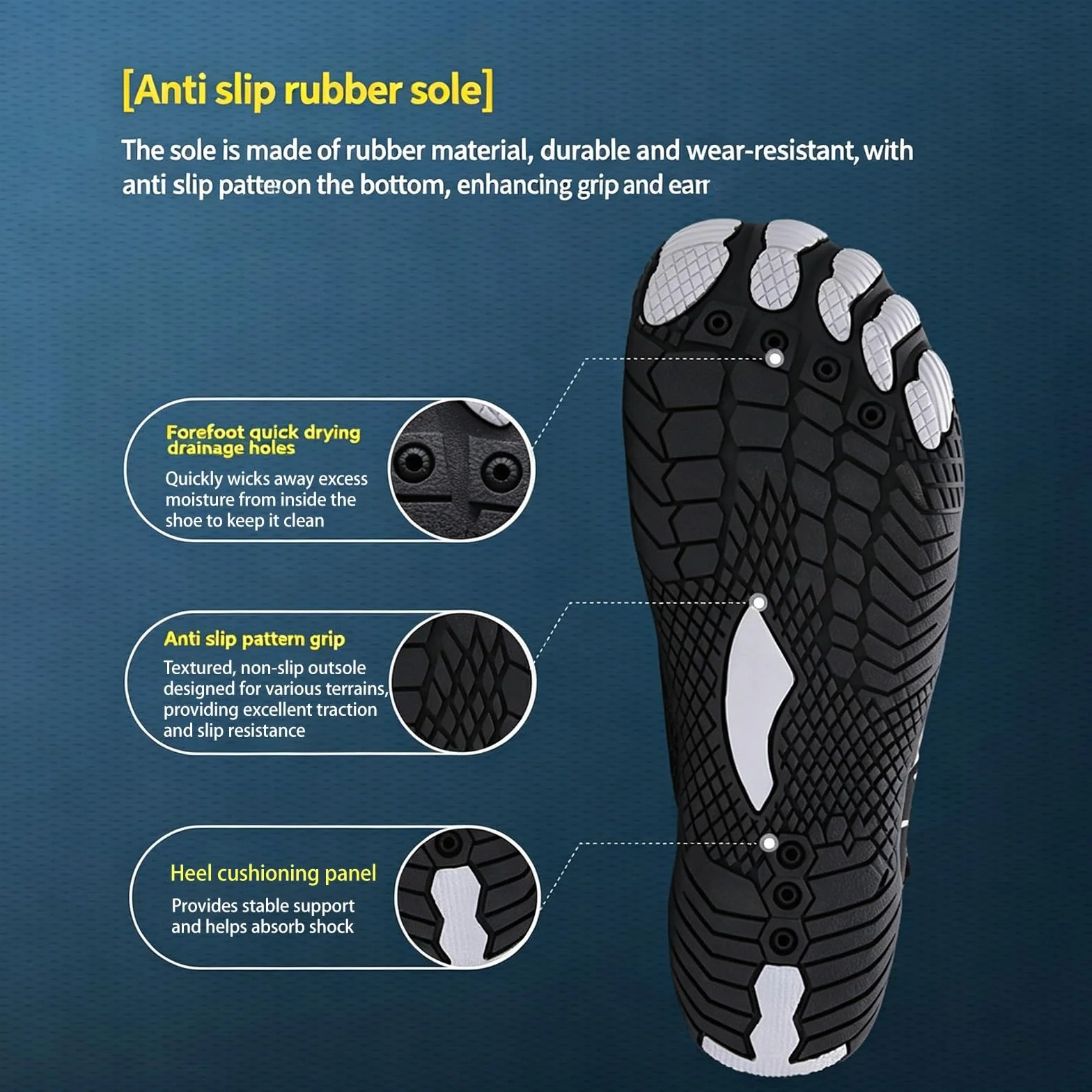 Buty Do Wody Styl Barefoot Mężczyźni Kobiety Szybkoschnące Buty Antypoślizgowe Buty Kąpielowe Na Basen ćwiczenia W Wodzie Fitness Jazda Konna Joga